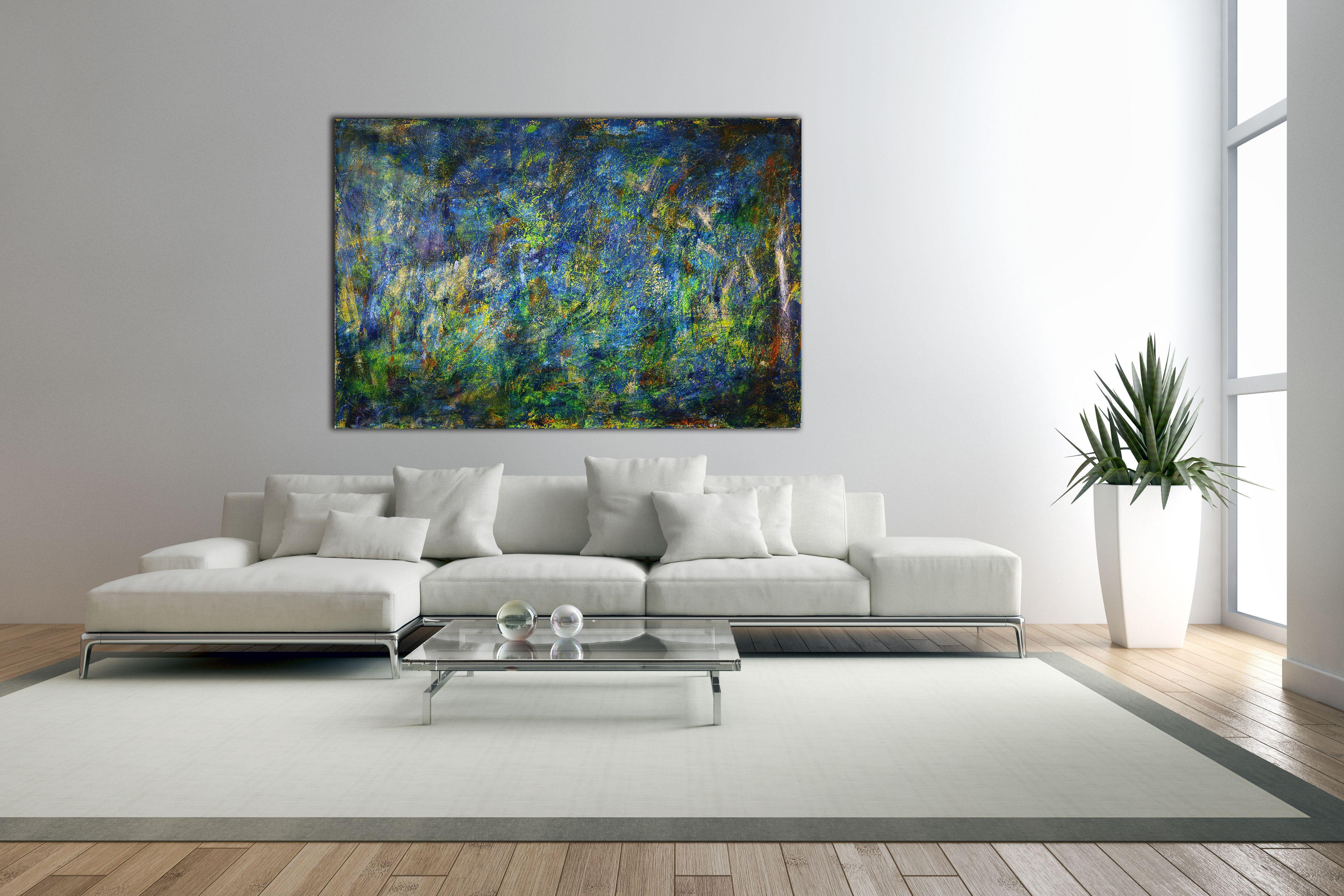 Tropical Spectra, Painting, Acrylic on Canvas For Sale 2