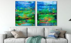 Tropics Field, Painting, Acrylic on Canvas