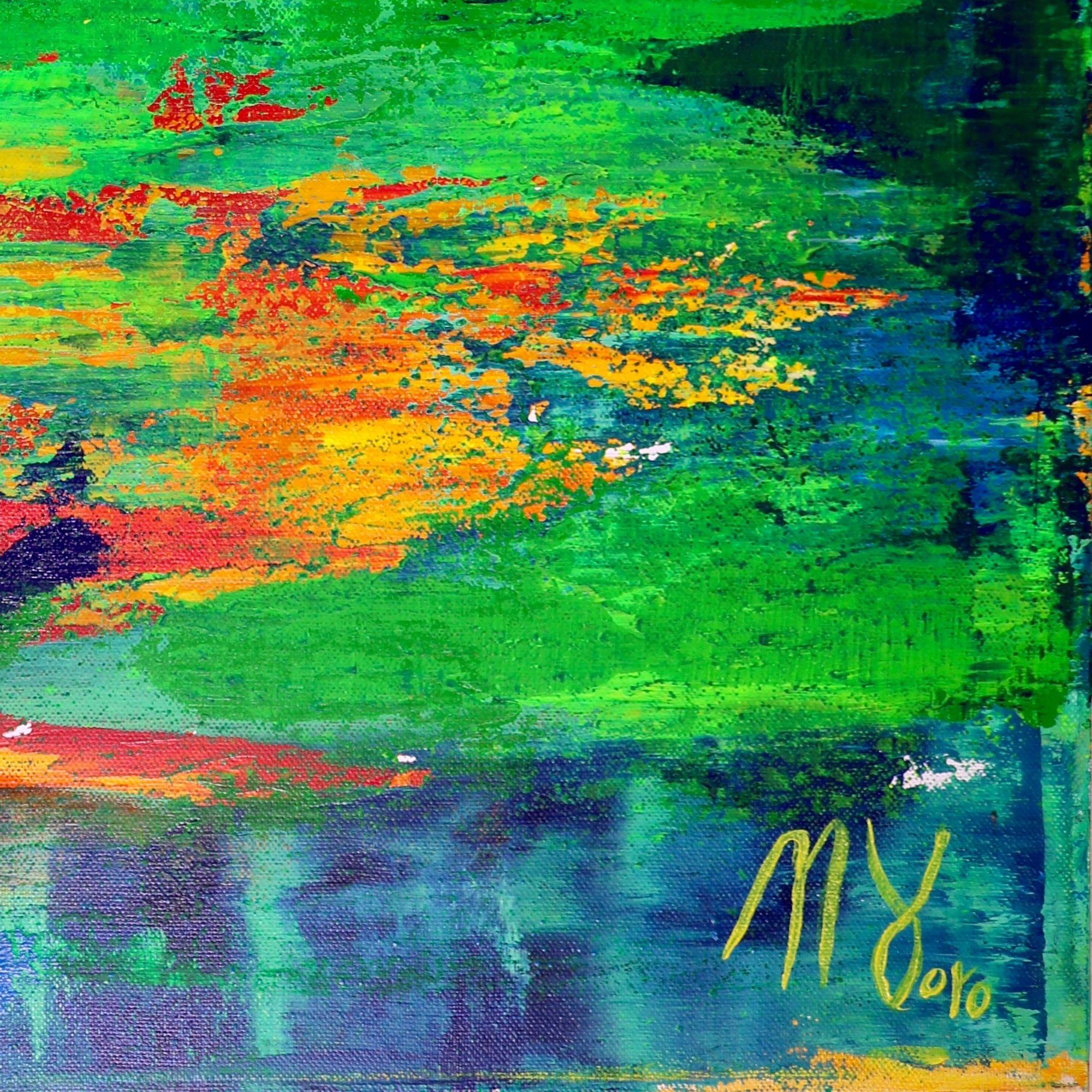Tropics Field, Painting, Acrylic on Canvas For Sale 1