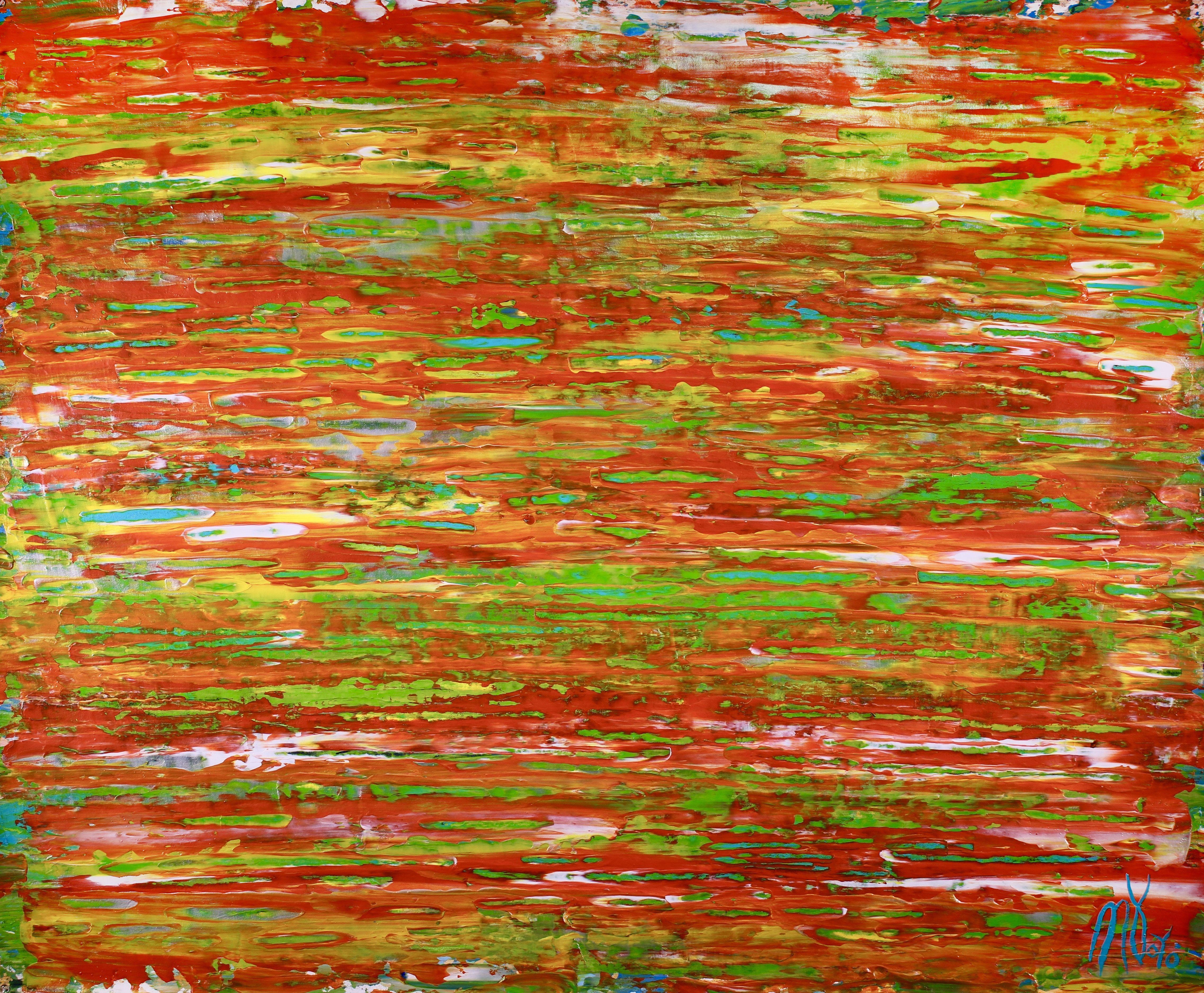 Abstract Painting di Nestor Toro - Tropici Fusion, Pittura, Acrilico su tela