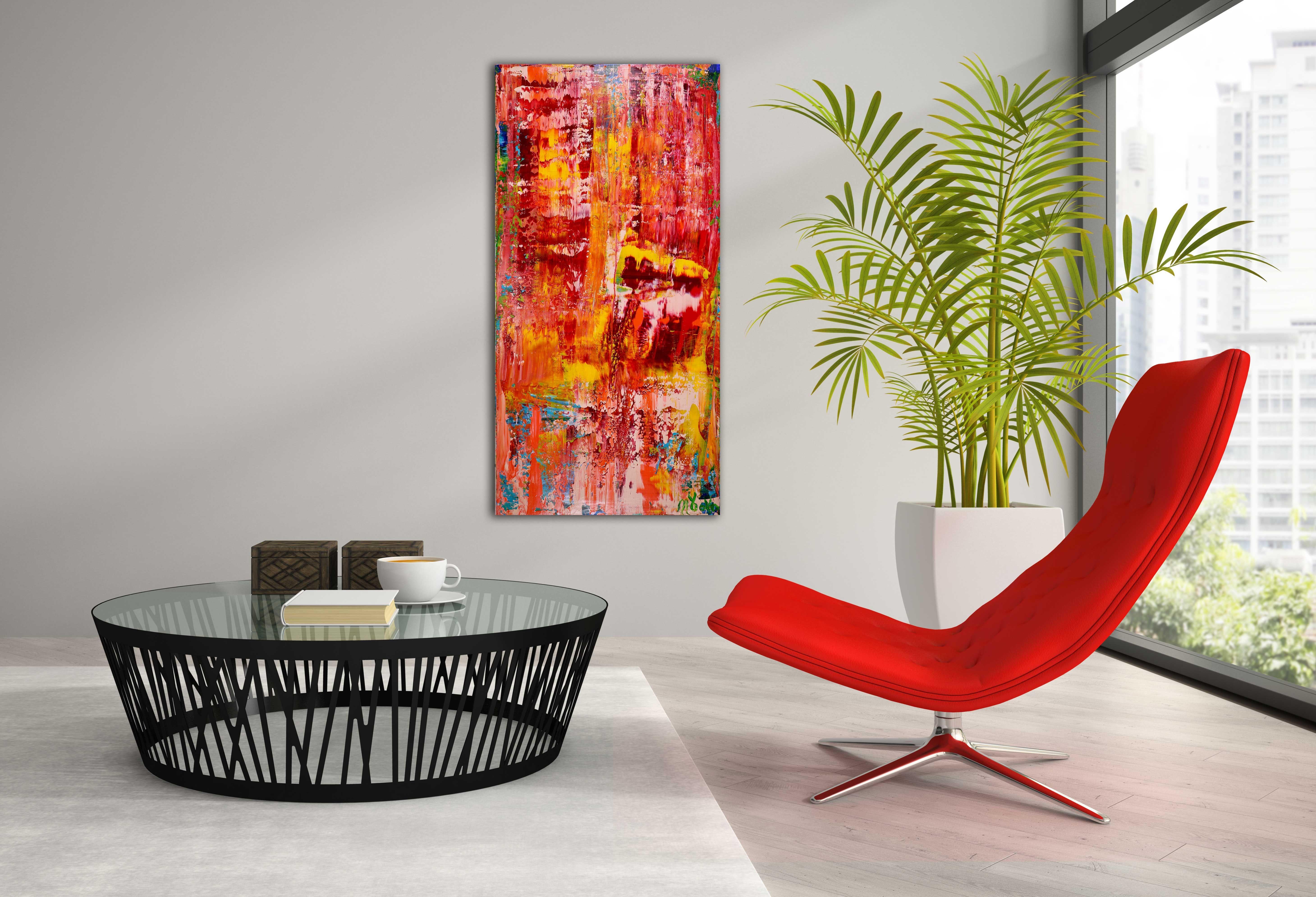 Panorama dei tropici, Pittura, Acrilico su tela - Painting di Nestor Toro