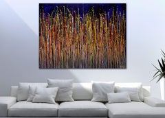 Ultra radiant electric spectra, Painting, Acrylic on Canvas