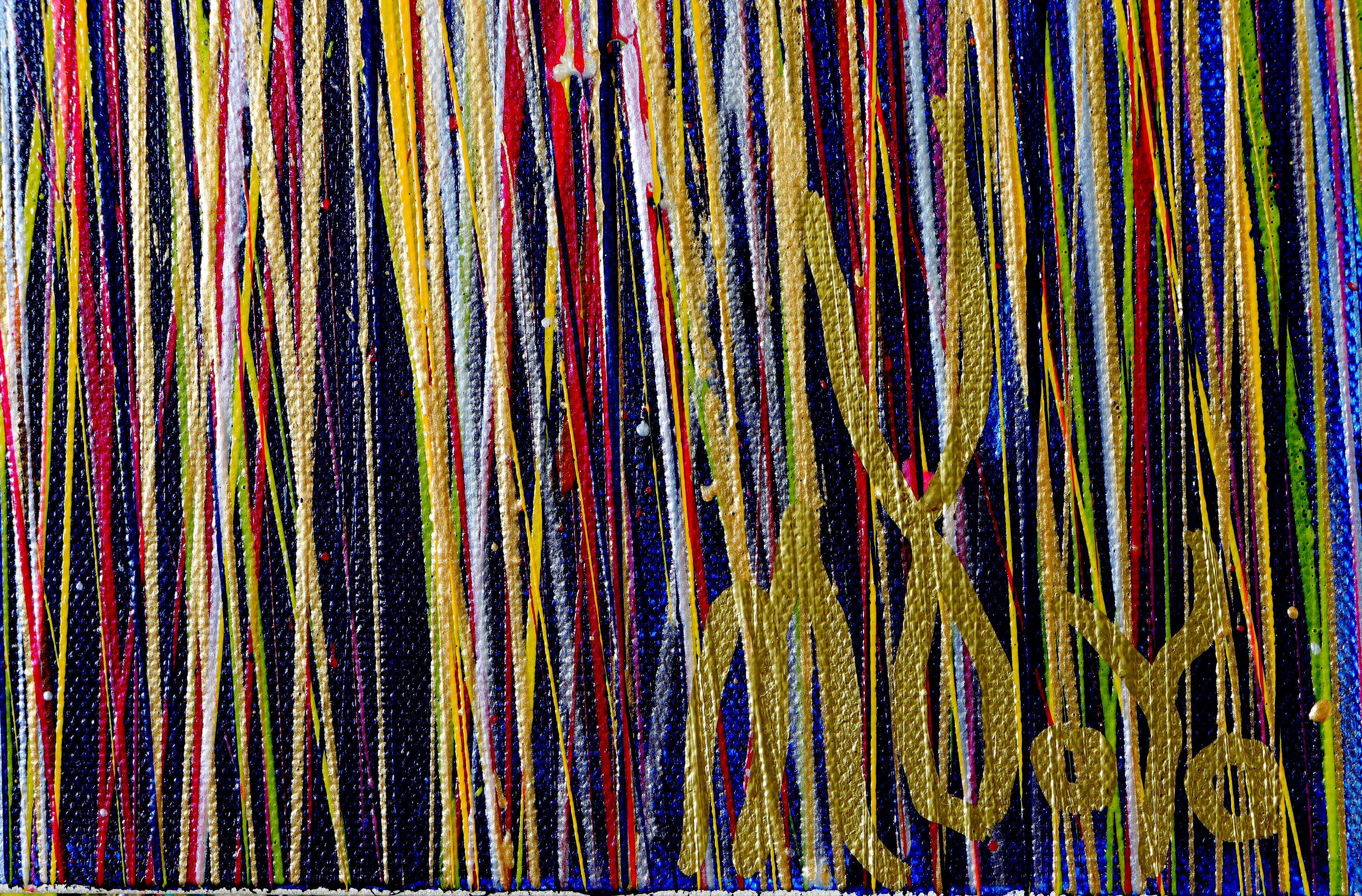 Ultra radiant electric spectra, Painting, Acrylic on Canvas For Sale 2