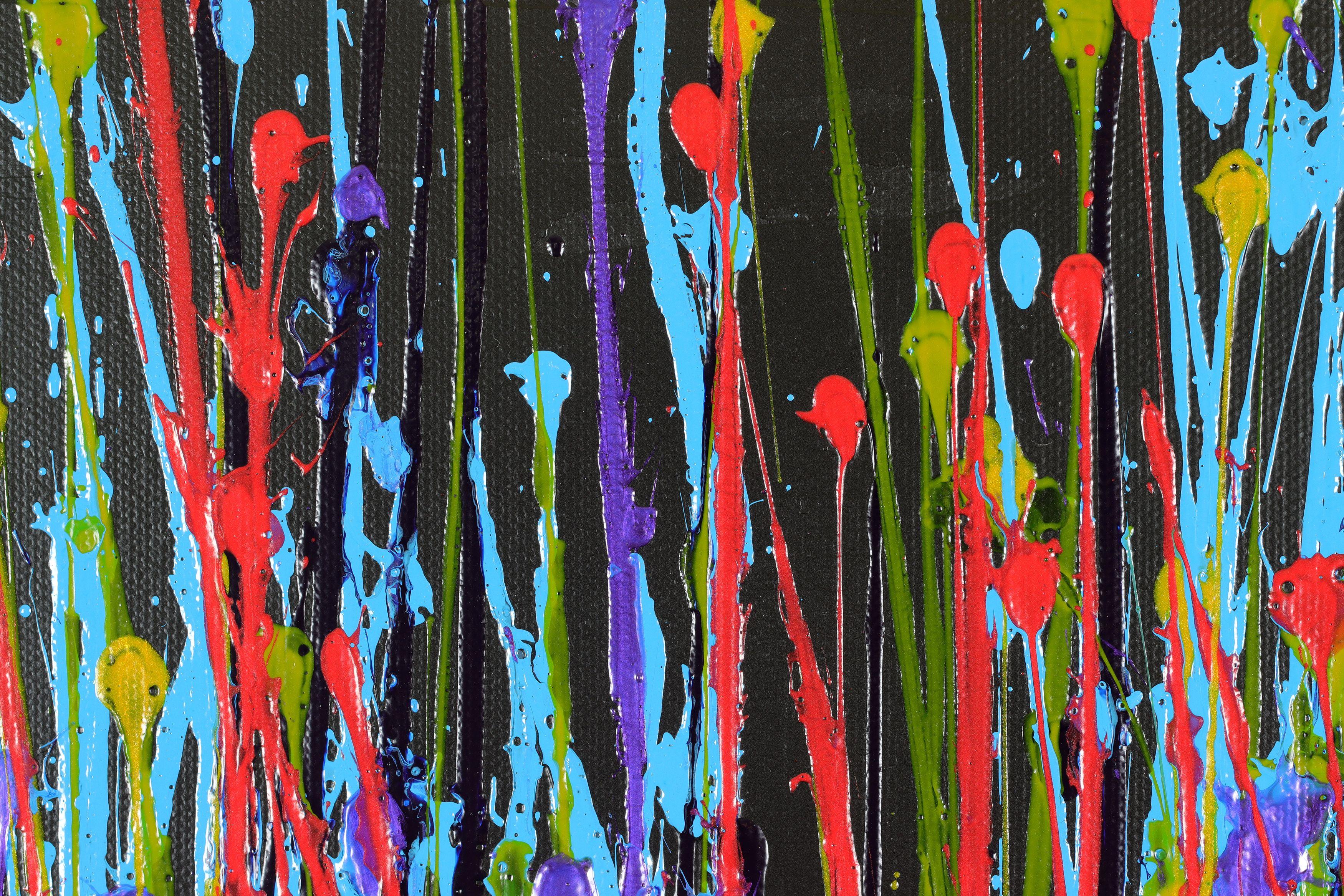 Ultra radiant nighttime, Painting, Acrylic on Canvas For Sale 1