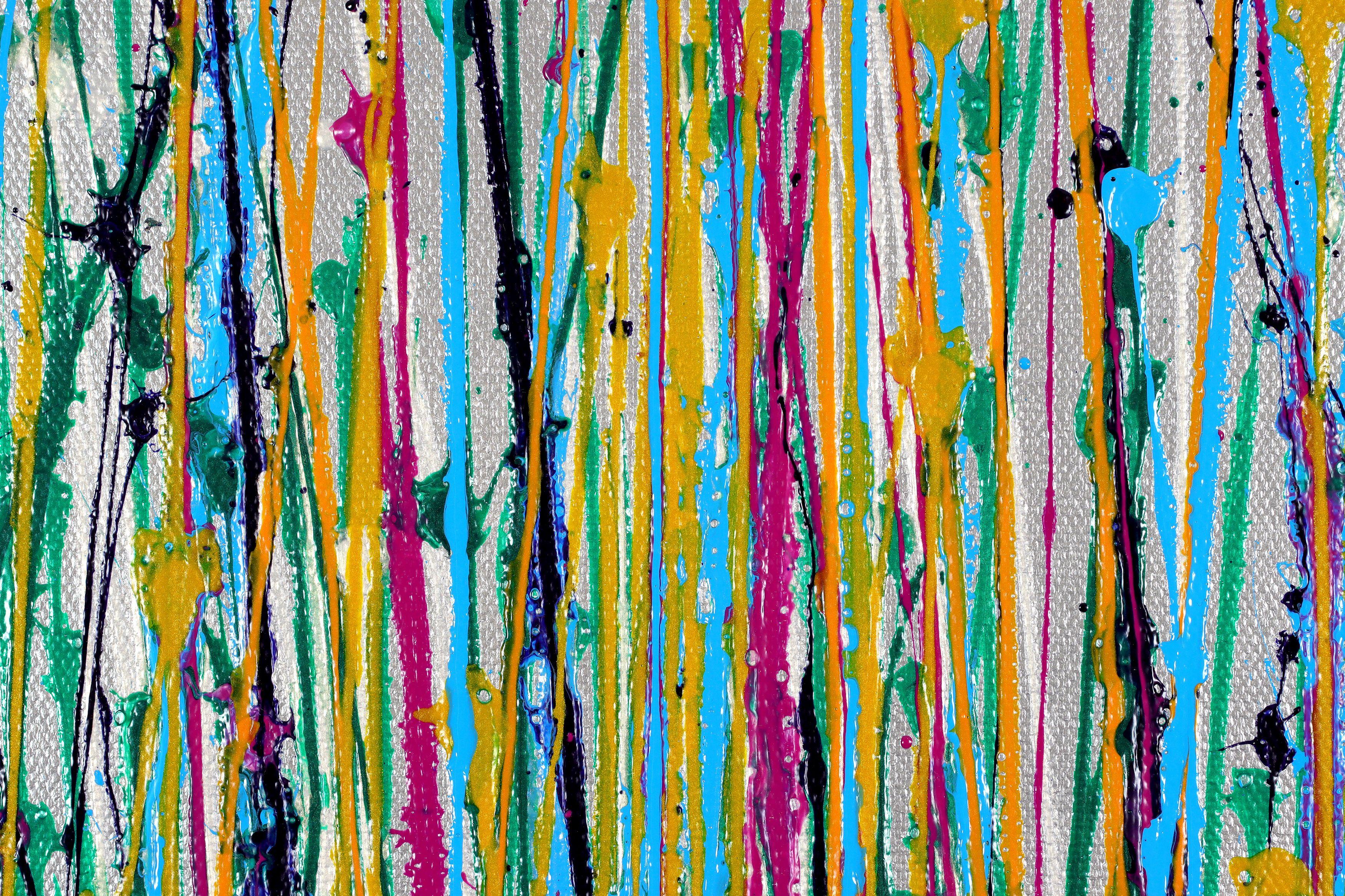 Ultra strahlendes, erhabenes Spectra, Gemälde, Acryl auf Leinwand (Abstrakt), Painting, von Nestor Toro