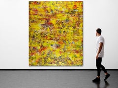 Sotto il microscopio (sabbia dorata), Pittura, Acrilico su tela