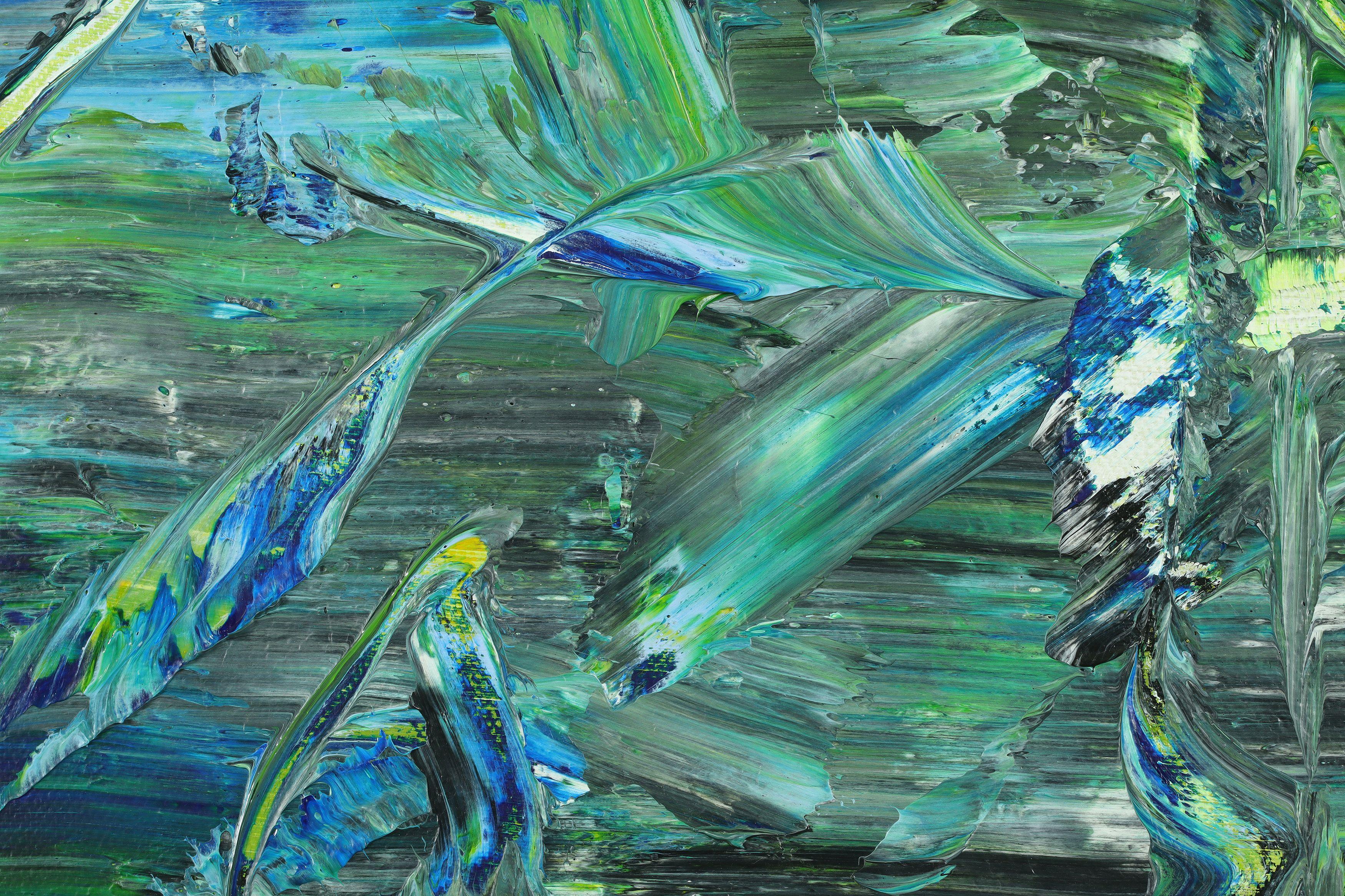 Bajo el dosel del Amazonas, Pintura, Acrílico sobre lienzo - Painting Expresionismo abstracto de Nestor Toro