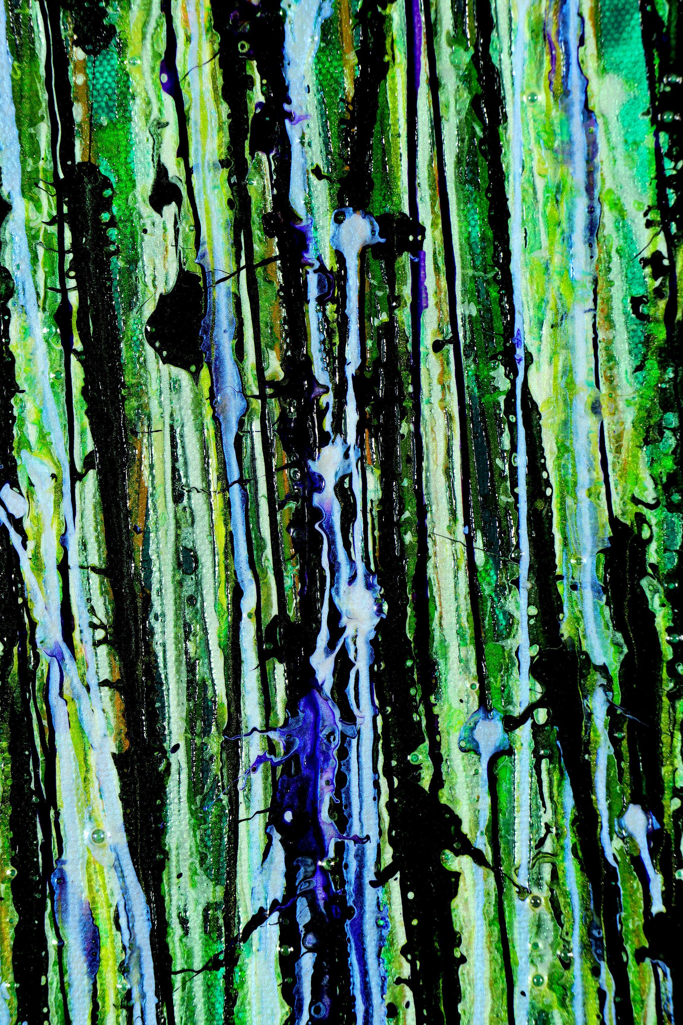Under the northern lights, Painting, Acrylic on Canvas For Sale 2