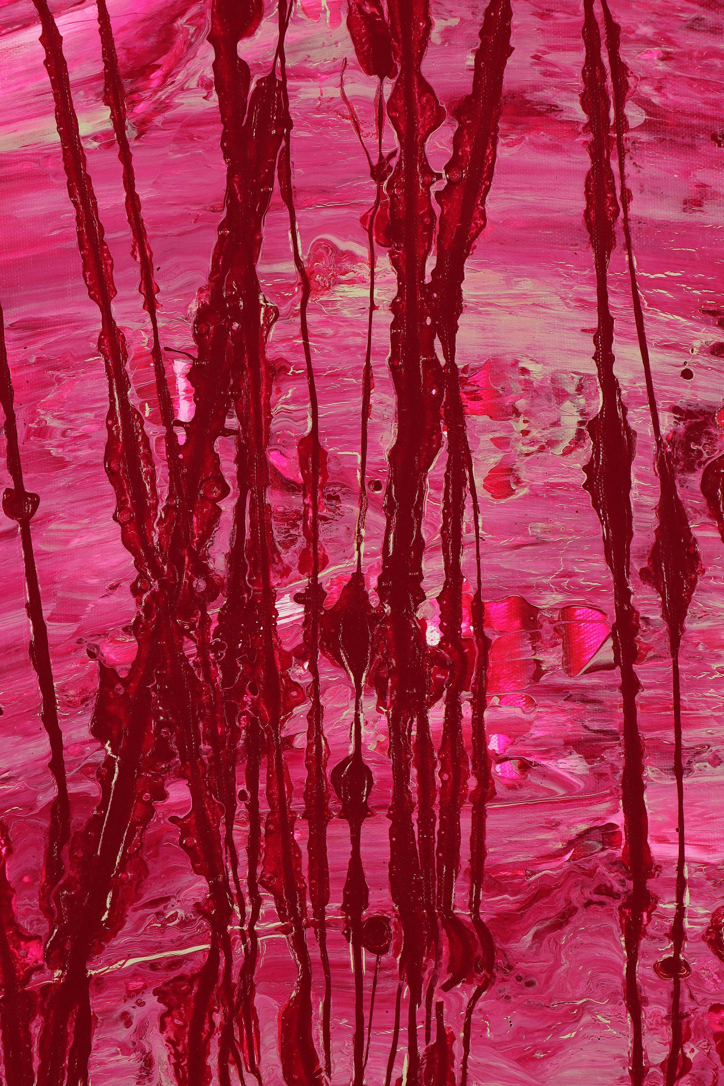 Capire il rosa (Spin), Pittura, Acrilico su tela in vendita 1