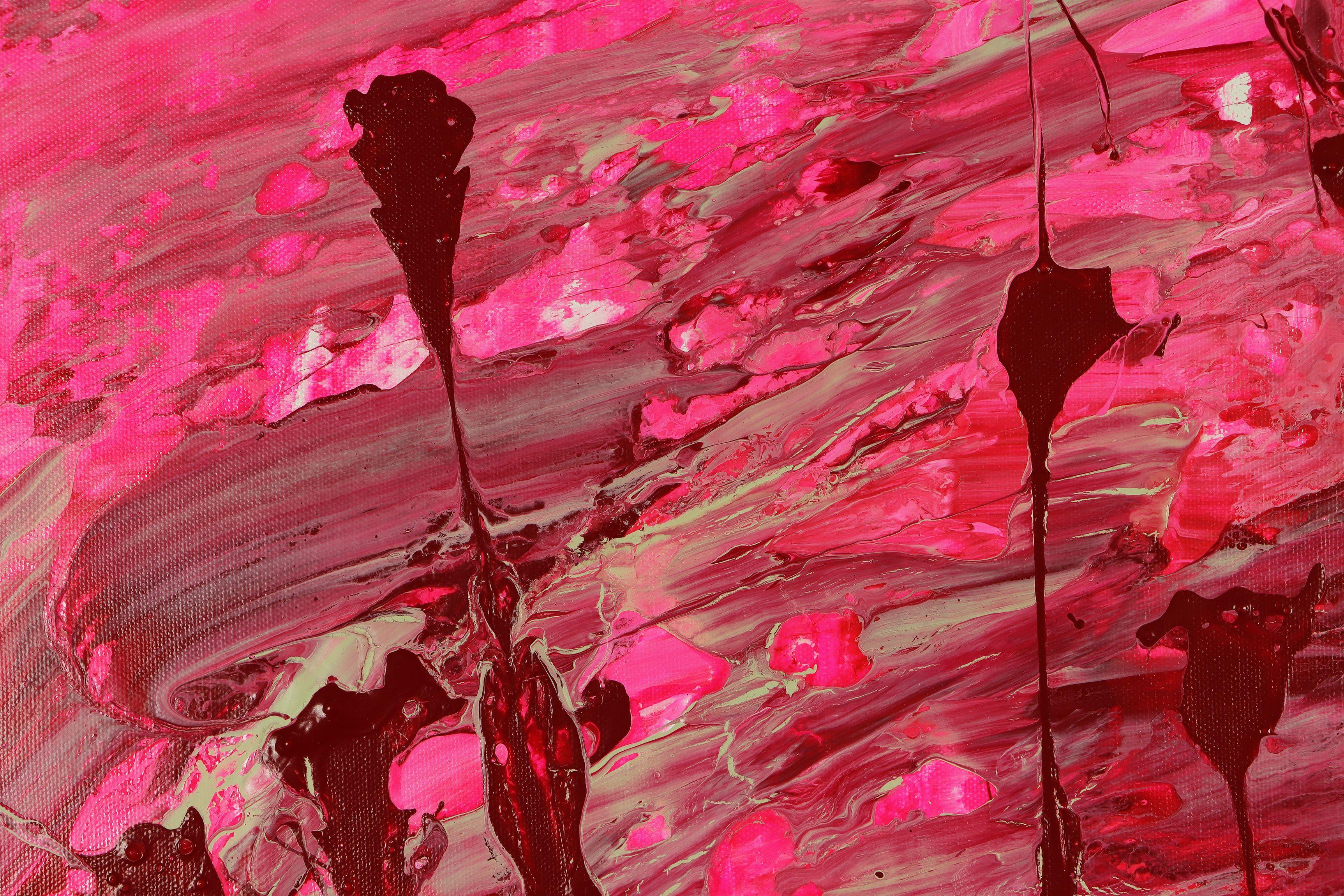 Capire il rosa (Spin), Pittura, Acrilico su tela in vendita 2