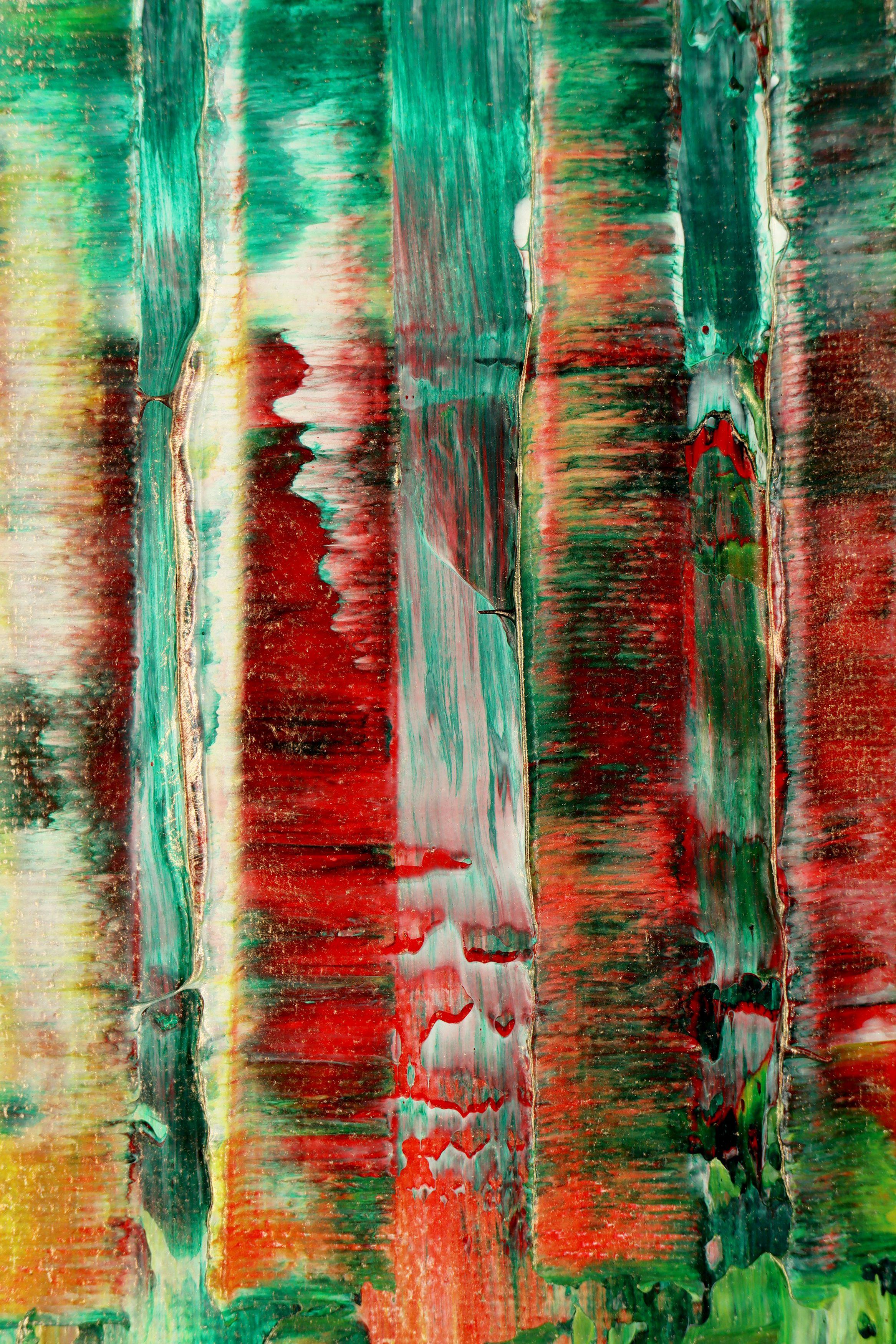 Natura imprevedibile (Campo di colore della terra) 2, Pittura, Acrilico su tela - Abstract Painting Marrone di Nestor Toro