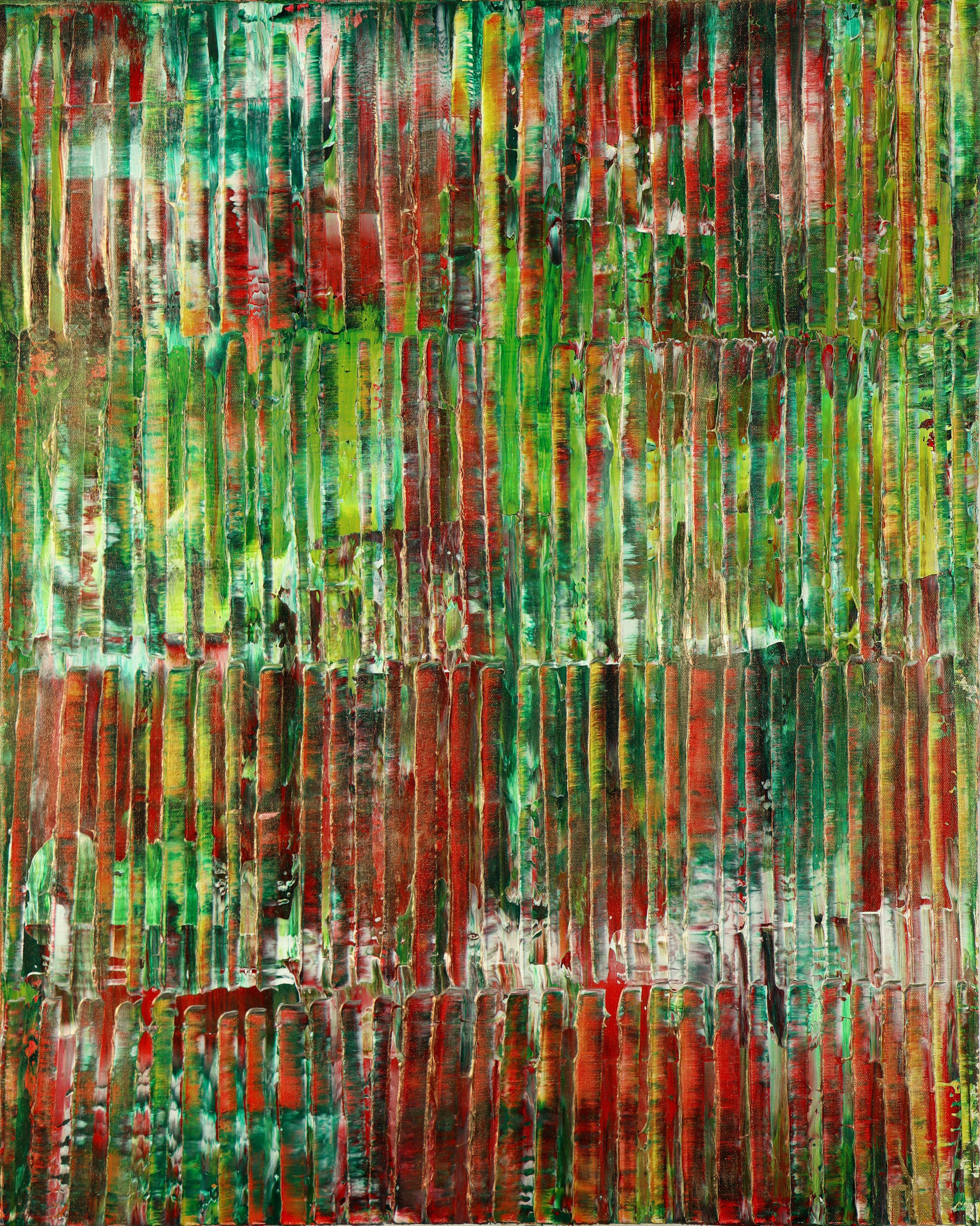 Abstract Painting di Nestor Toro - Natura imprevedibile (Campo di colore della terra) 2, Pittura, Acrilico su tela