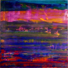 Velvet Landscape (Mars), Painting, Acrylic on Canvas