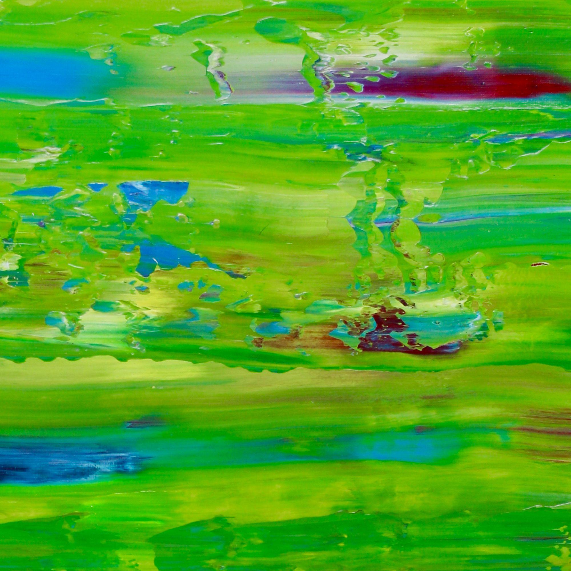 Verde Caribe 2, Gemälde, Acryl auf Leinwand im Angebot 1