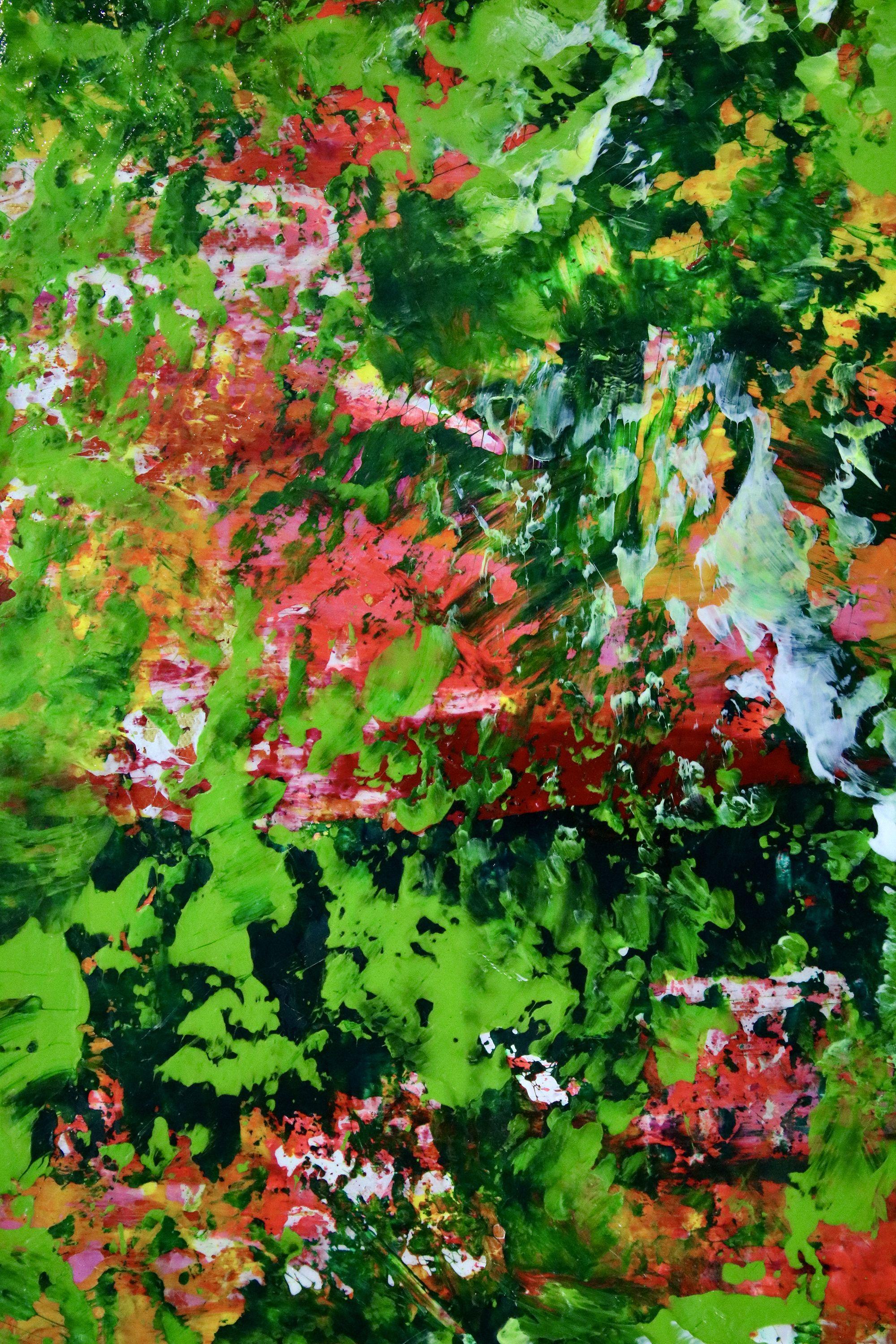 Verdor (grüne Wiederbelebung), Gemälde, Acryl auf Leinwand (Abstrakt), Painting, von Nestor Toro