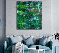 Verdor infinito 2, Gemälde, Acryl auf Leinwand