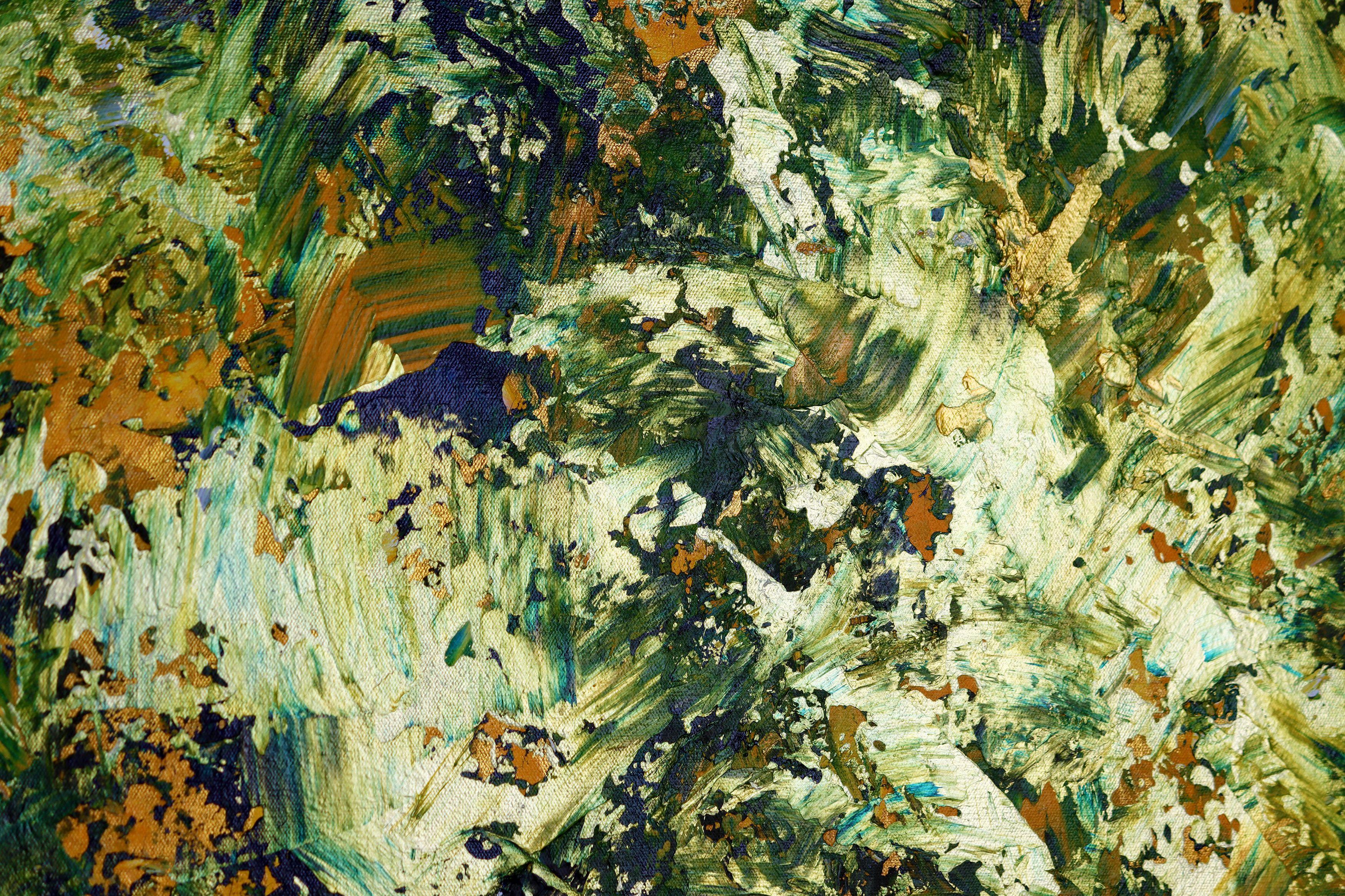 Verdor Spectra (Jardín vertical) 2, Pintura, Acrílico sobre lienzo en venta 2