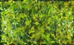 Verdor Spectra (Vertikaler Garten), Gemälde, Acryl auf Leinwand