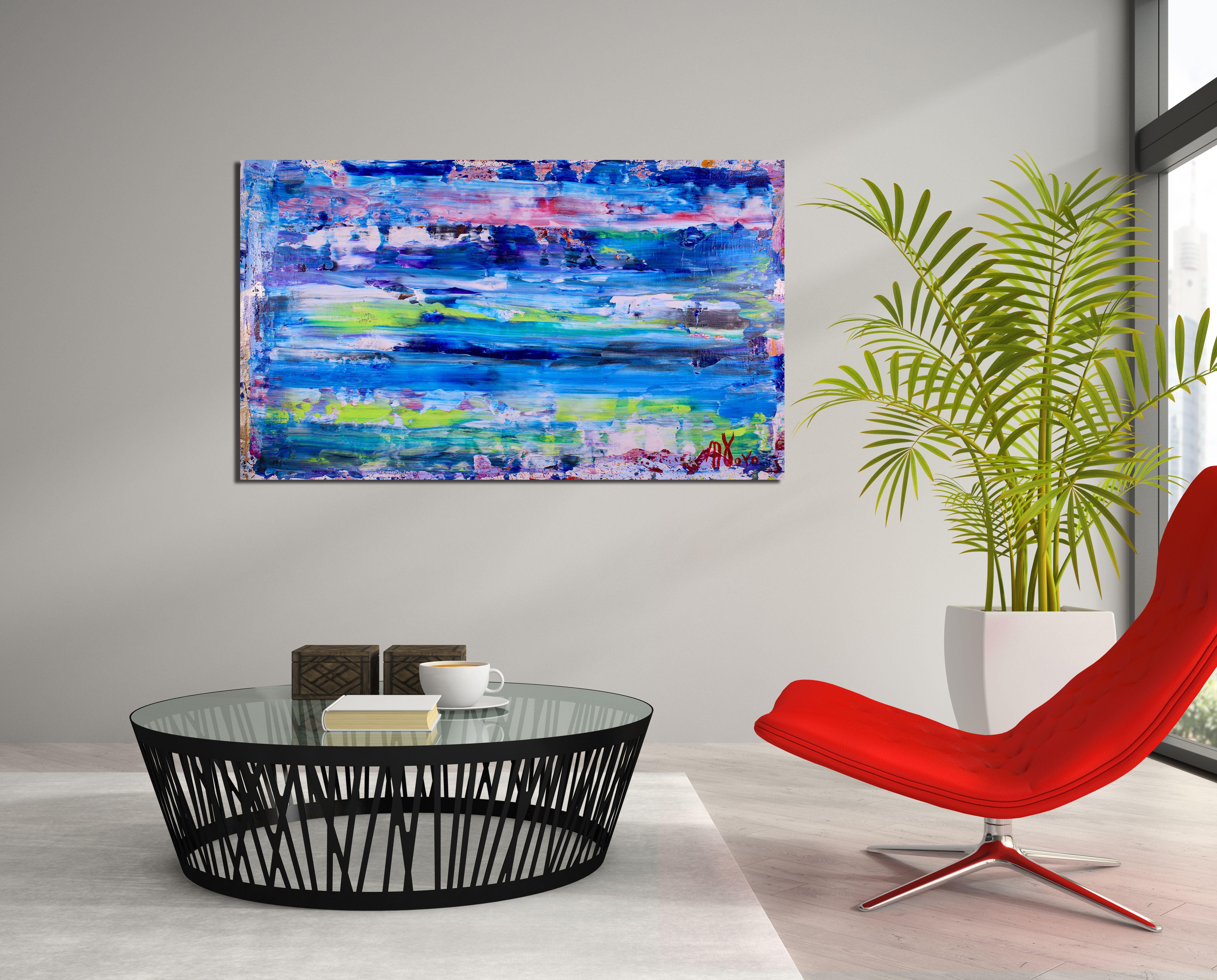 Terreno visionario # 4, Pittura, Acrilico su tela - Painting Astratto di Nestor Toro