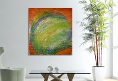 Vortex in Nature, Painting, Acrylic on Canvas