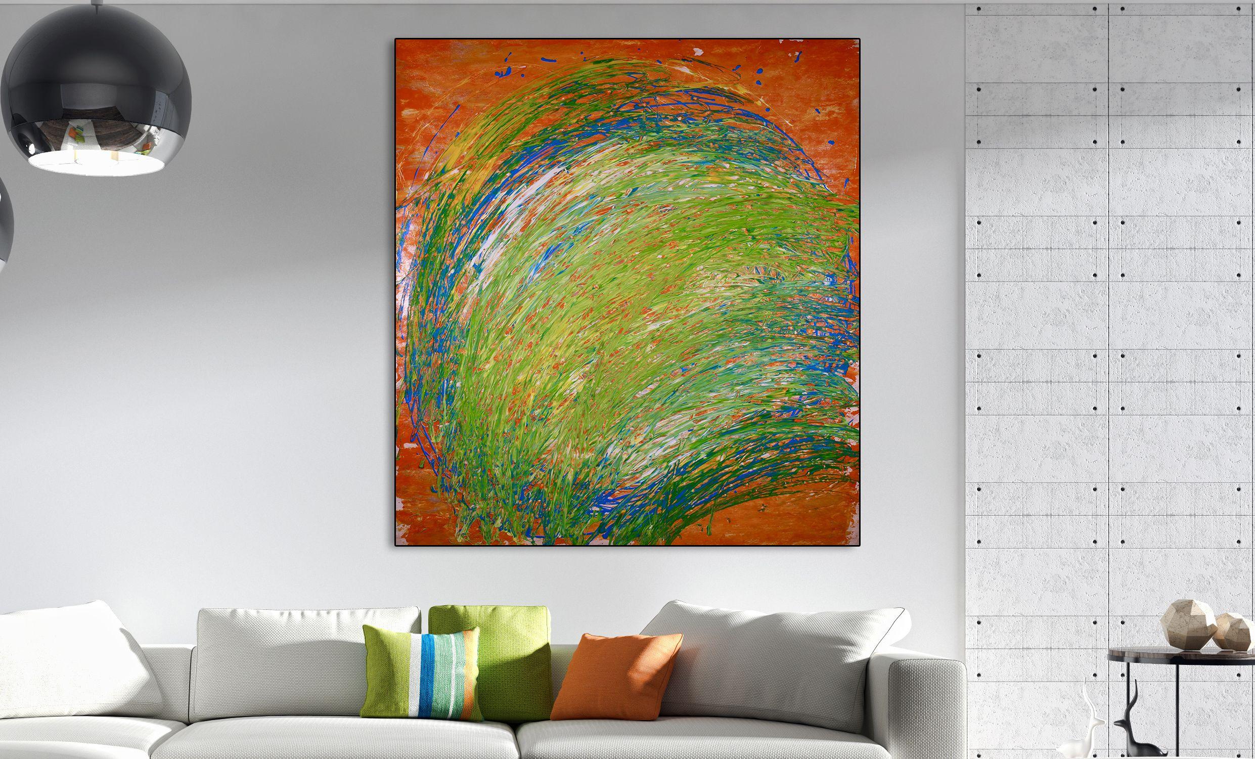 Vortice in Nature, Pittura, Acrilico su tela - Painting Astratto di Nestor Toro