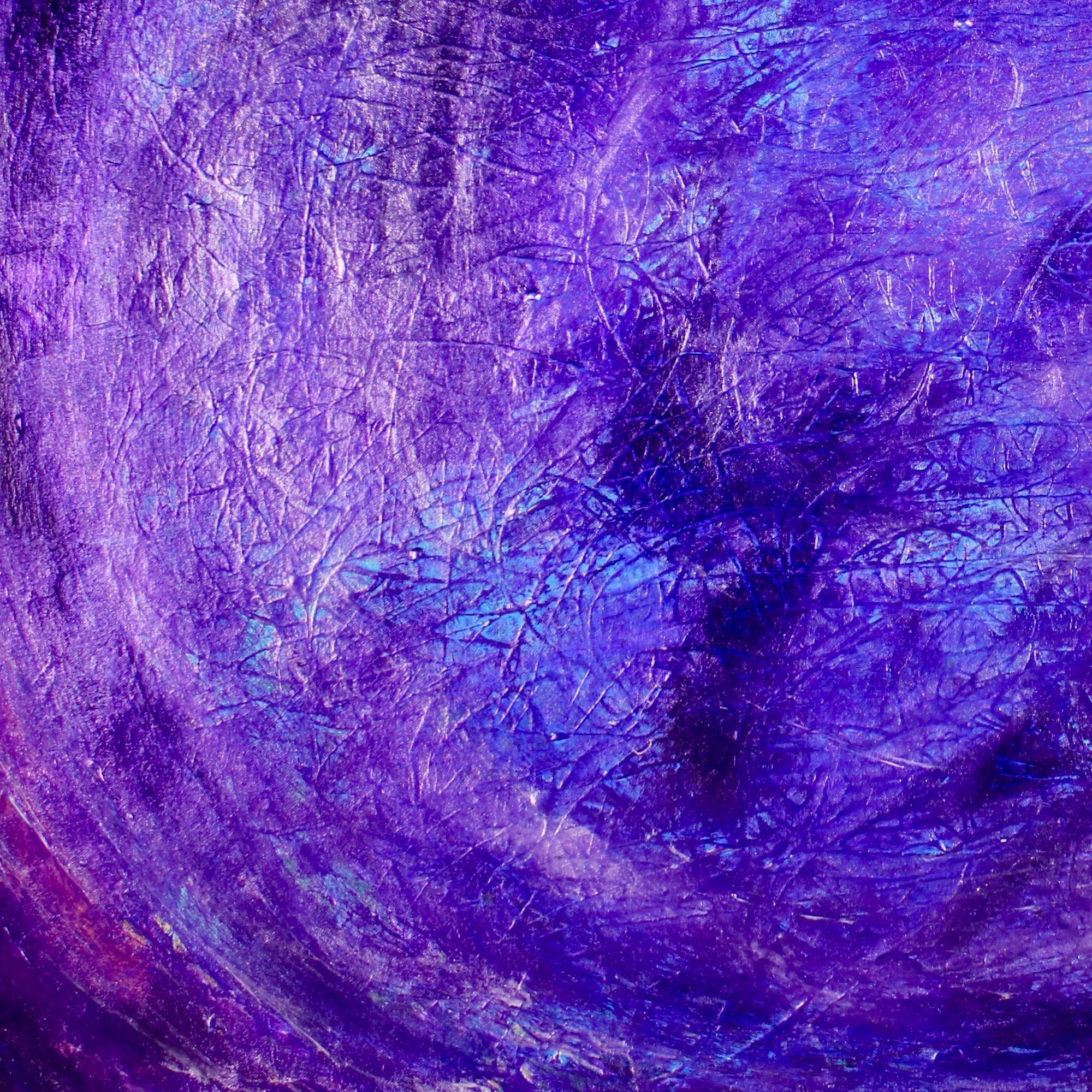 Vortex in viola, Pittura, Acrilico su tela - Abstract Painting Viola di Nestor Toro