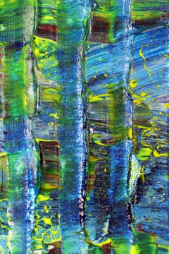 Wasser und Wald, Gemälde, Acryl auf Leinwand