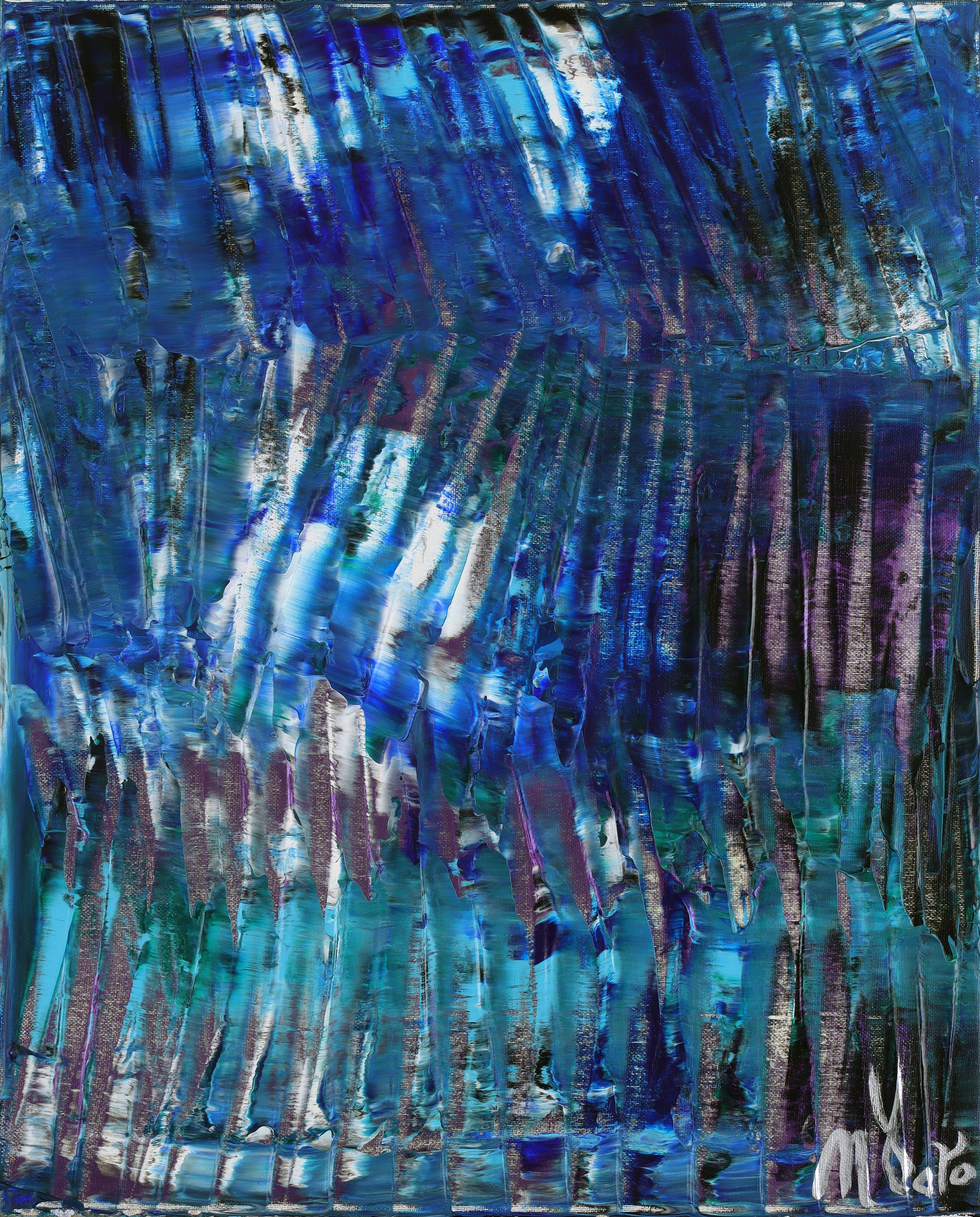 Abstract Painting de Nestor Toro - Partículas de agua, Pintura, Acrílico sobre lienzo