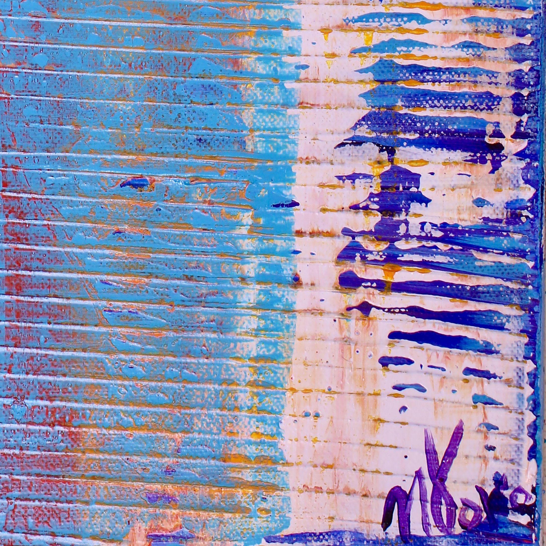 Campo di colore astratto acrilico moderno e contemplativo. Texture e stratificazione con acrilici fluidi e traslucidi. Luminoso e minimalista.       ASTRATTI ORIGINALI DI PREGIO - UNICI NEL LORO GENERE! Realizzo solo opere originali. Ogni esemplare