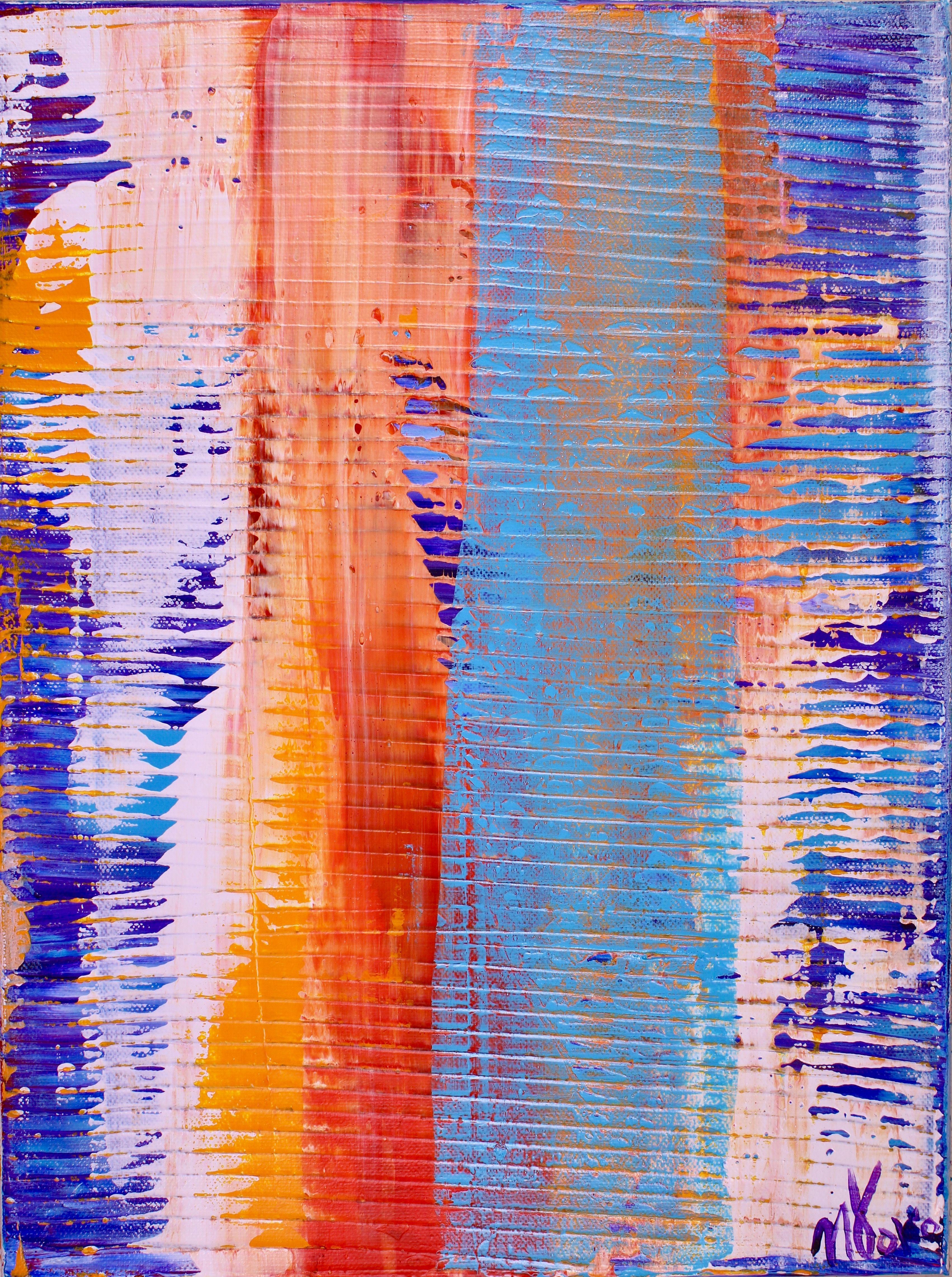 Abstract Painting di Nestor Toro - Finestre, Pittura, Acrilico su tela
