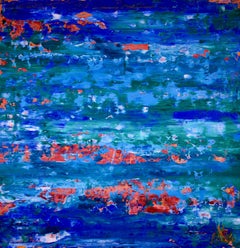 With orange lights, Painting, Acrylic on Canvas