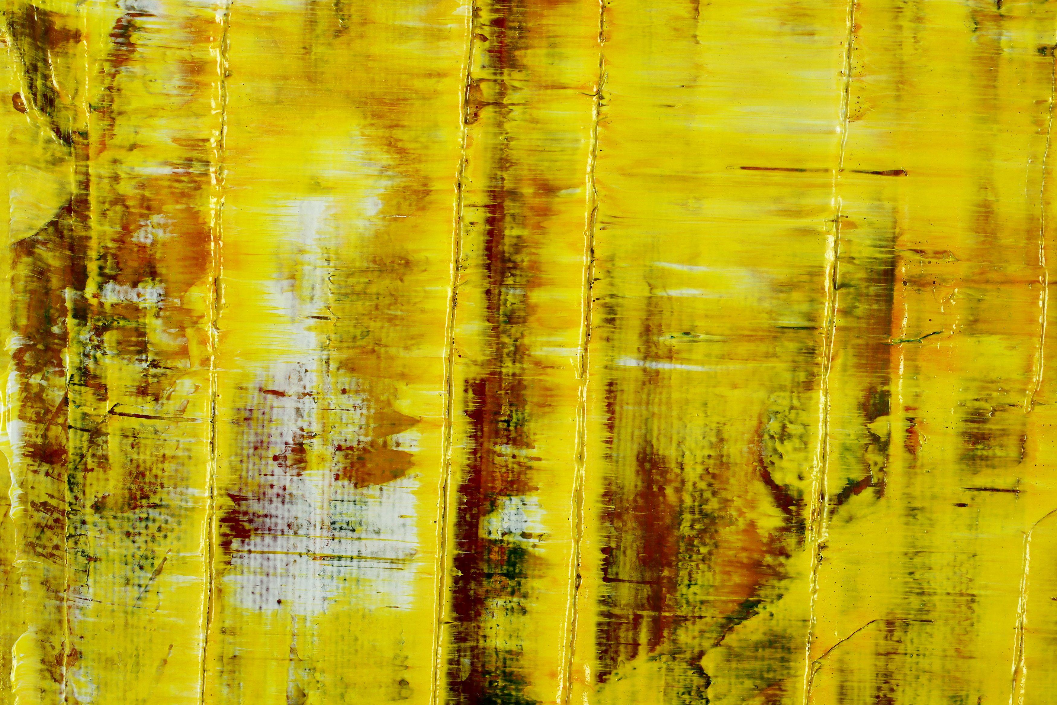 Gelbe reunion (Verlorene Lichter) 2, Gemälde, Acryl auf Leinwand (Abstrakt), Painting, von Nestor Toro