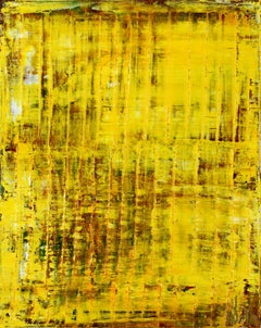 Réunion jaune (lumières perdues) 2, peinture, acrylique sur toile