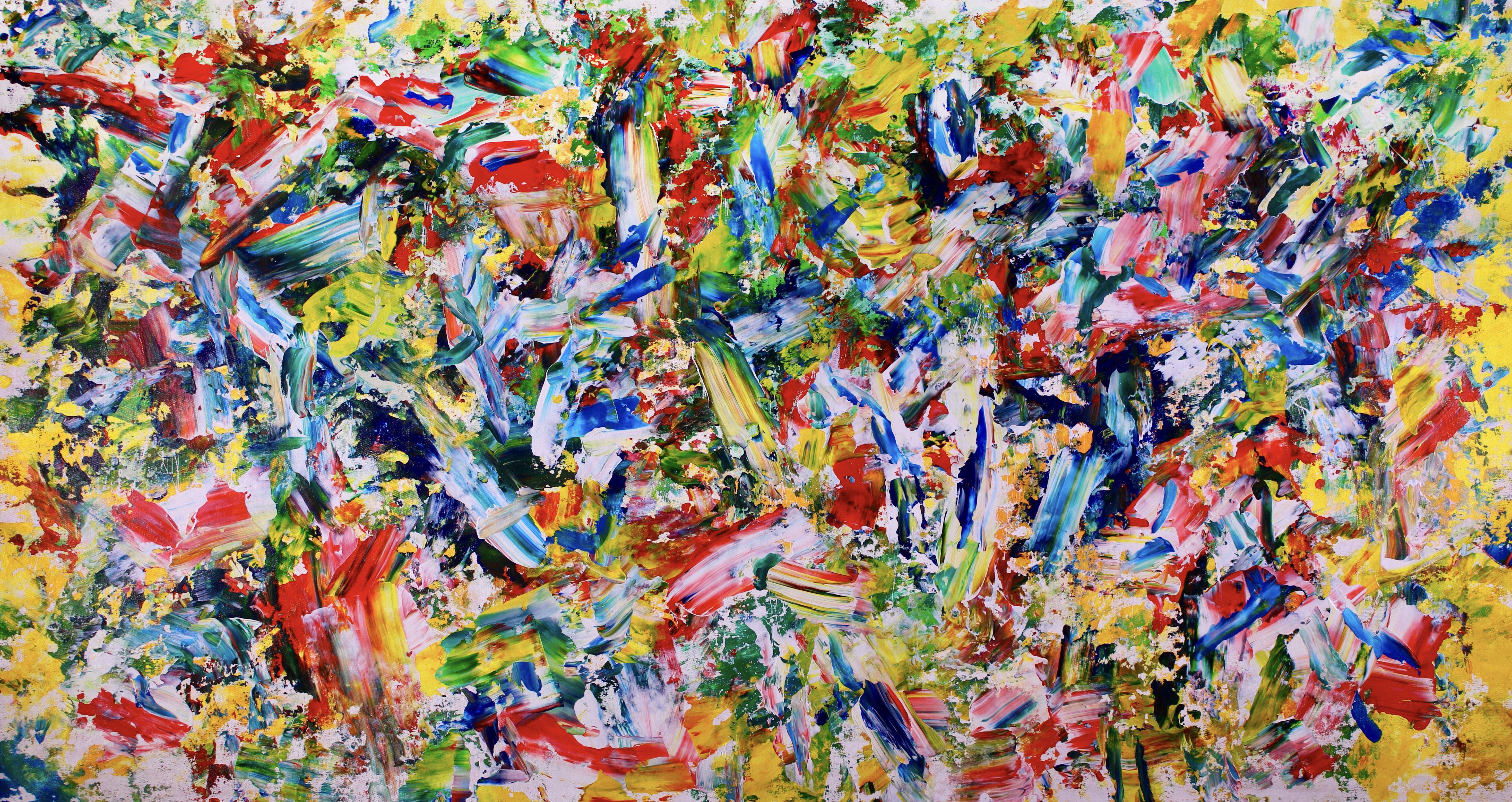 Abstract Painting de Nestor Toro - Cero compromisos, Pintura, Acrílico sobre lienzo