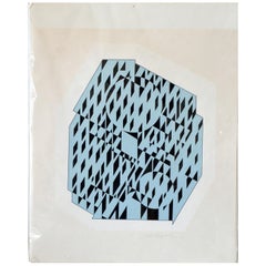 Nethe, Signed and Numbered Silkscreen Print by Victor Vasarely