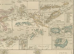 Netherlands East Indies Map with Java Inset – Nieuwe Hand-Atlas, 1876