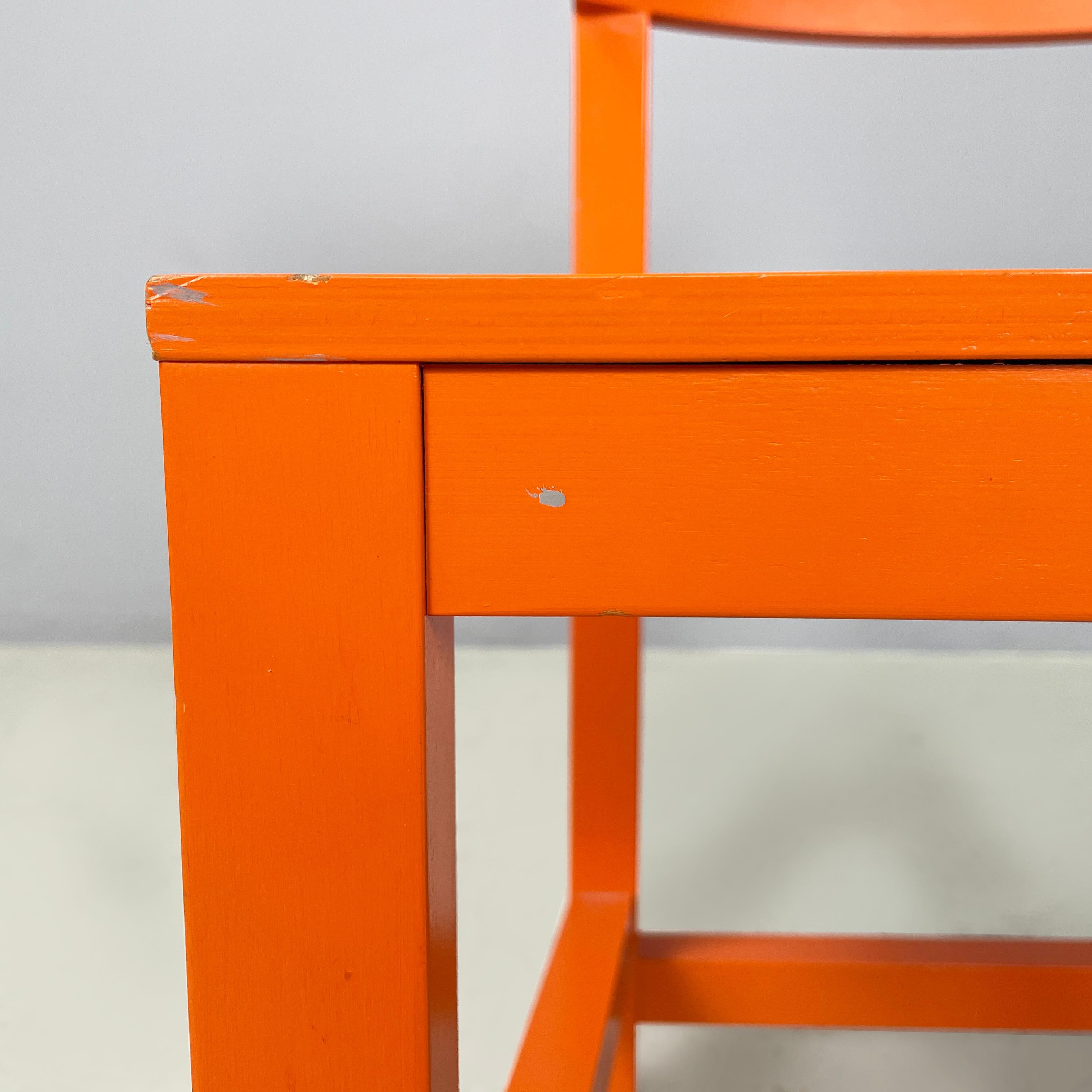 Netherlands modern Orange lacquered wooden chairs by Moooi, 2000s For Sale 5