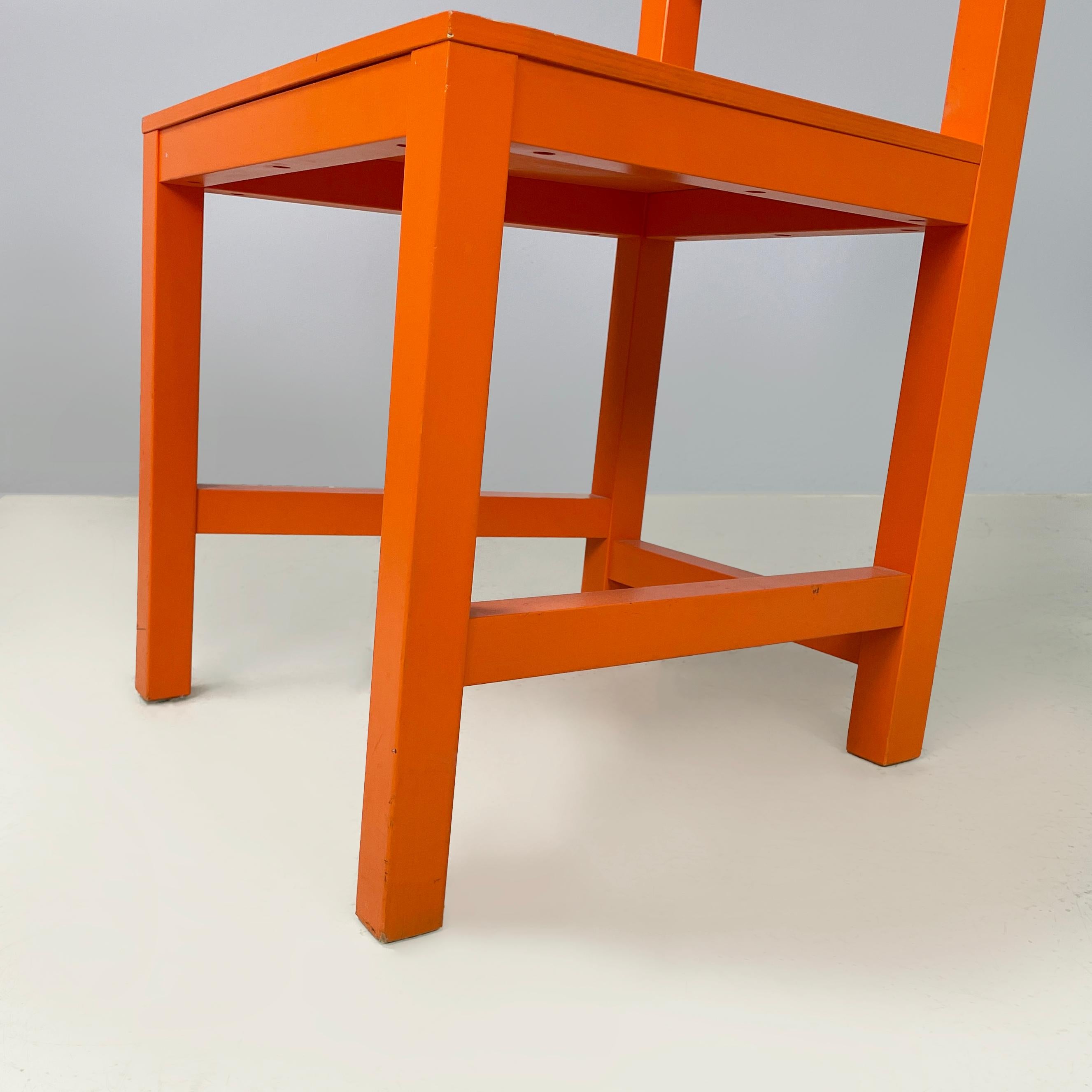 Netherlands modern Orange lacquered wooden chairs by Moooi, 2000s For Sale 11