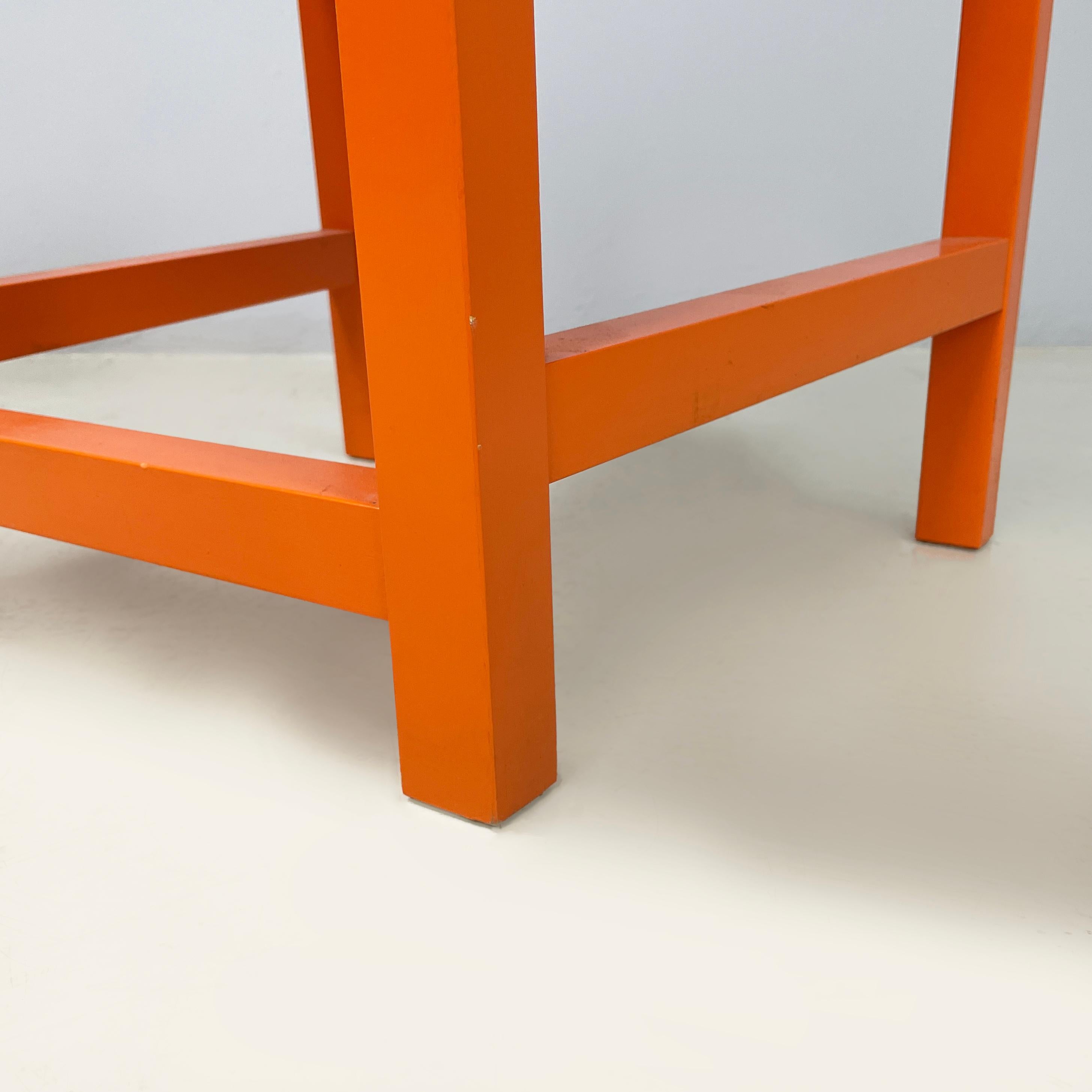 Netherlands modern Orange lacquered wooden chairs by Moooi, 2000s For Sale 12