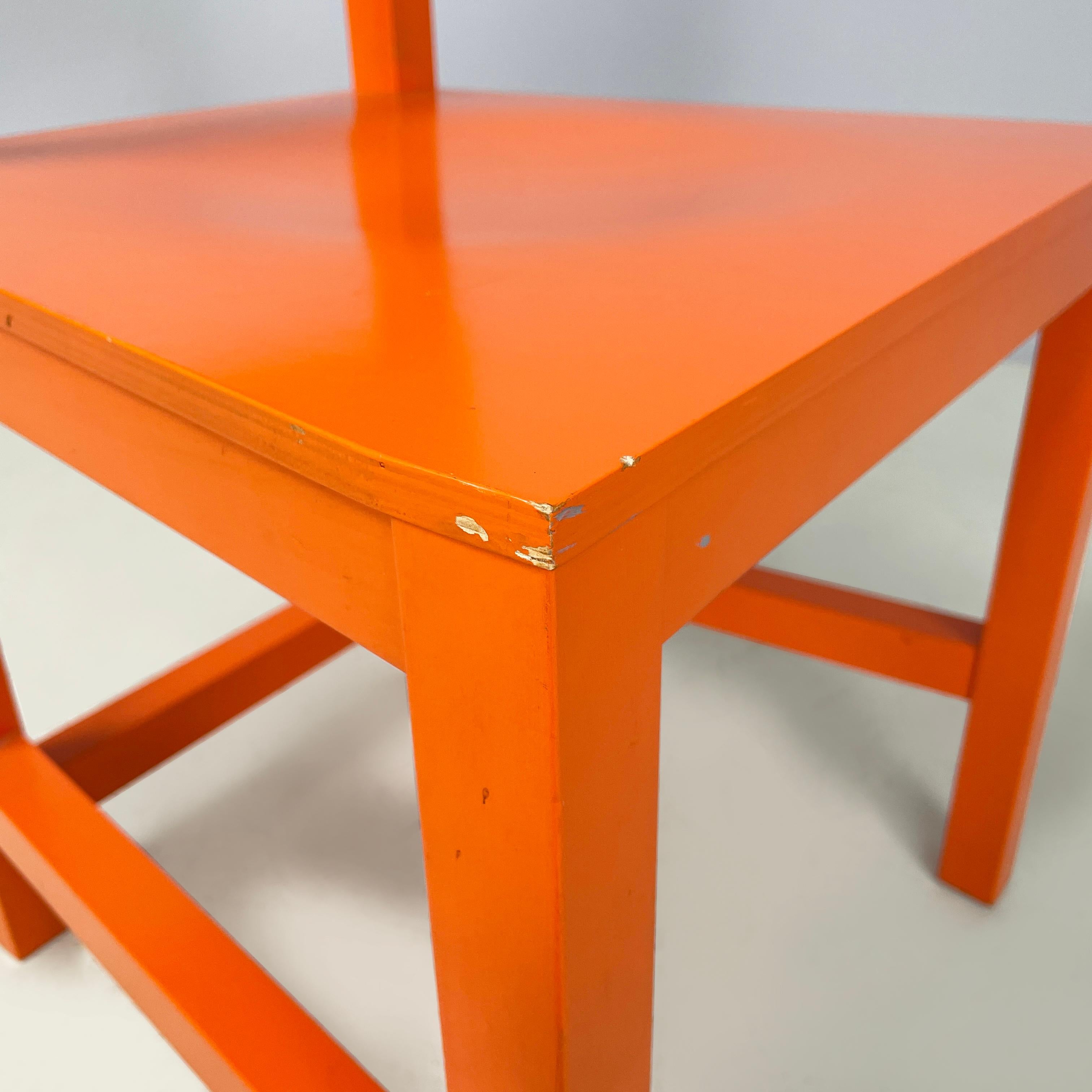 Netherlands modern Orange lacquered wooden chairs by Moooi, 2000s For Sale 2