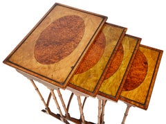 Nets of Four Edwardian Sheraton Style Side Tables, circa 1900