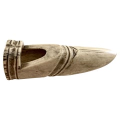 Netsuke en forma de silbato de bambú