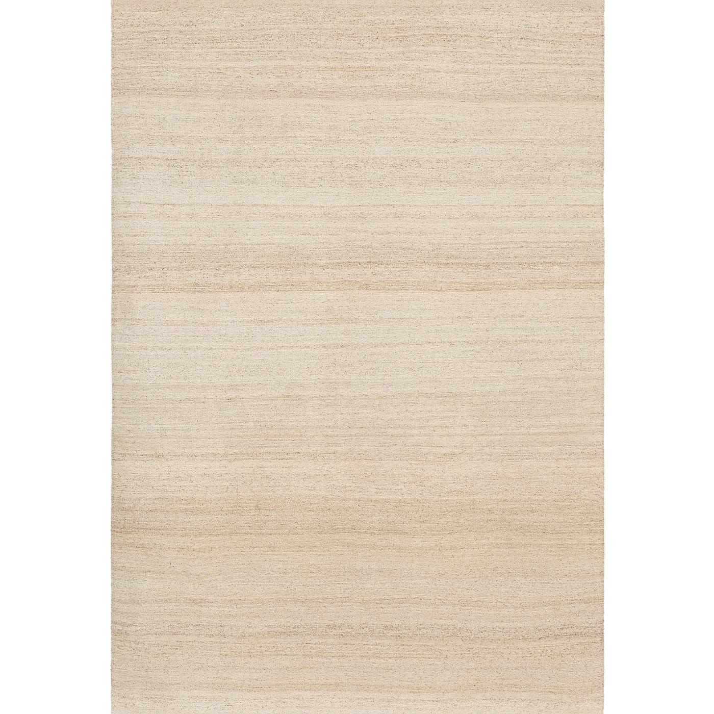 Nettle Dhurrie Natural Undyed Flatweave Rug by Knots Rugs In New Condition For Sale In London, GB