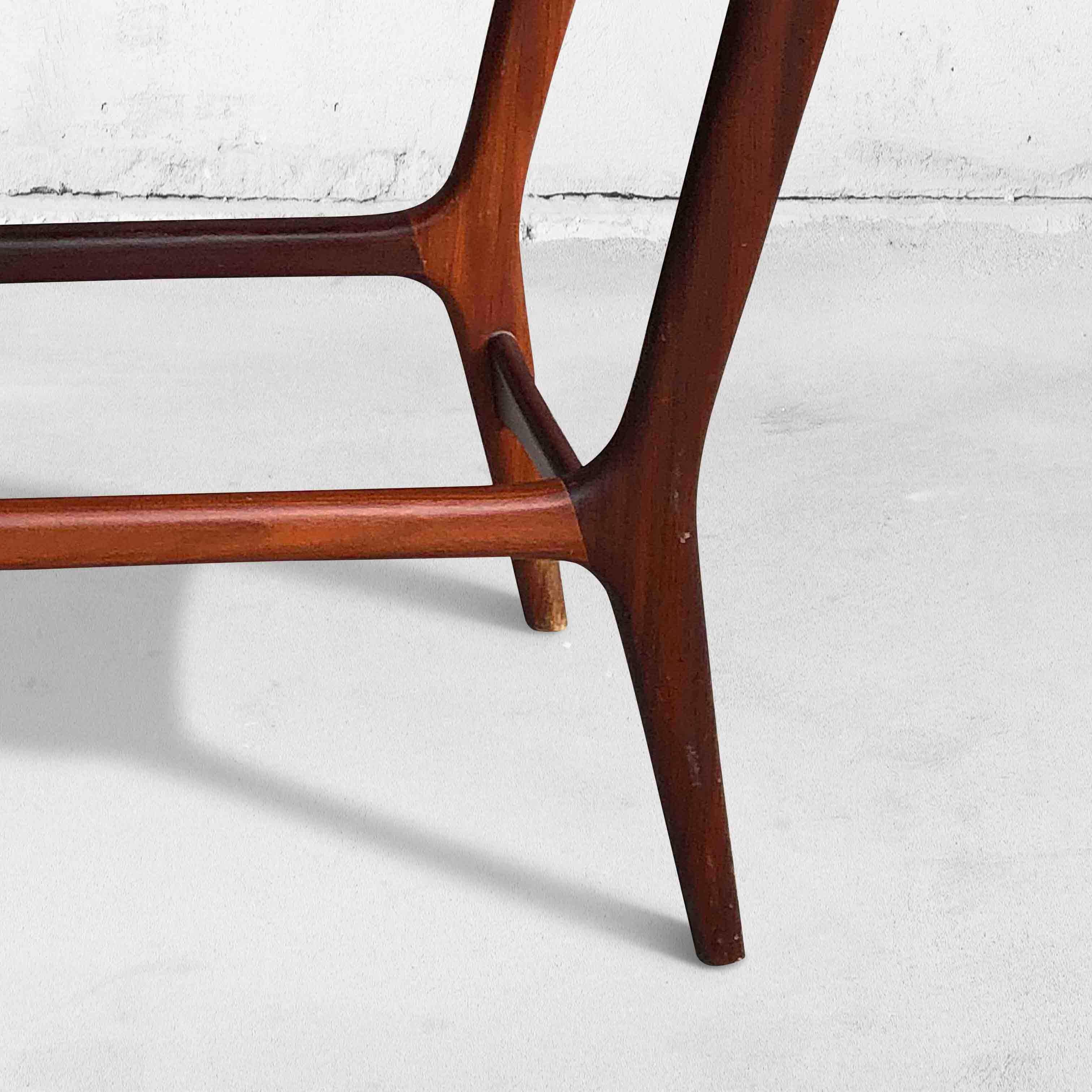 Netty Side Table in Teak by Louis Van Teeffelen for Wébé, Netherlands, 1960s 2