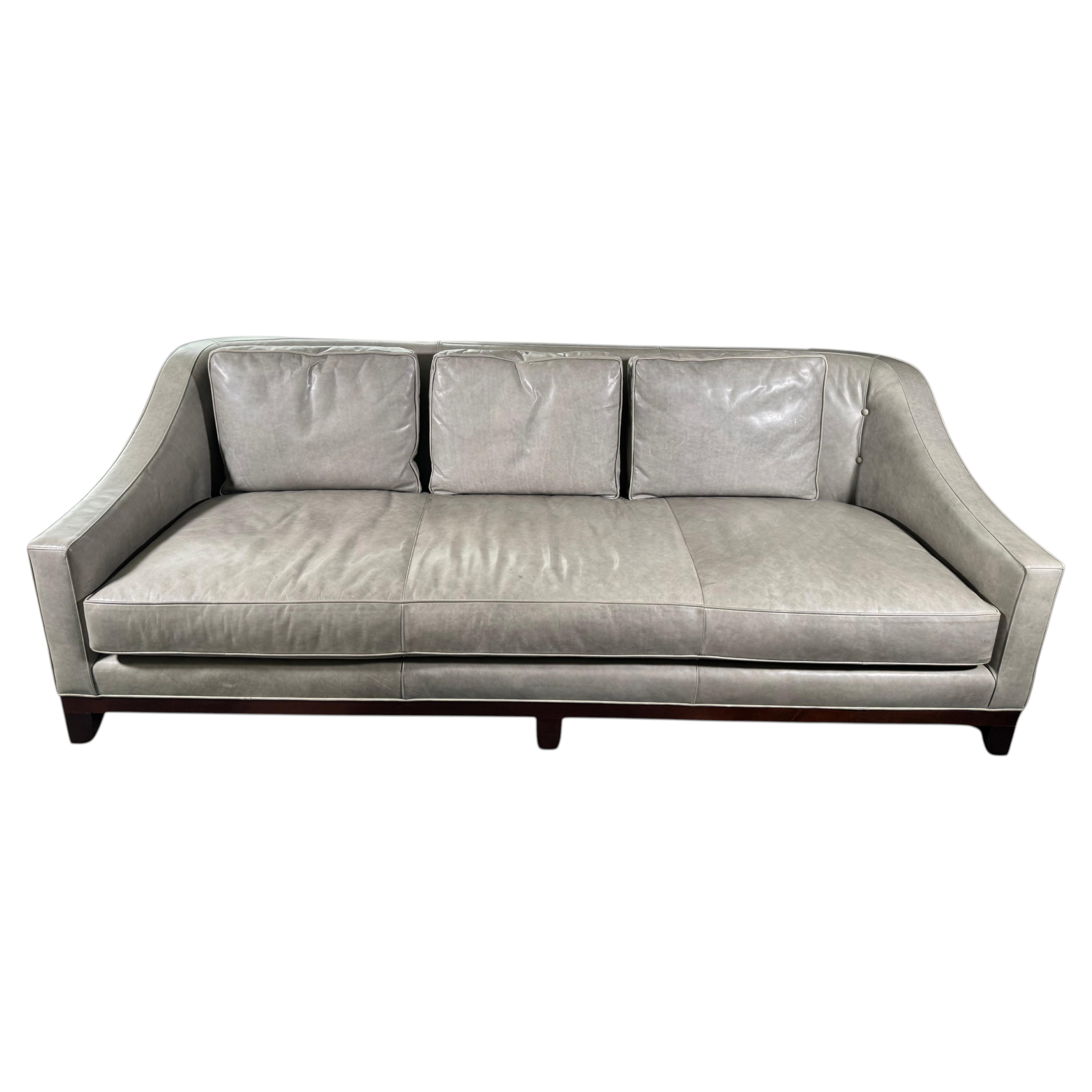 Neue Sofa by Laura Kirar for Baker Furniture - Modern Leather Design