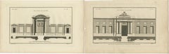 Neufforge's Engraved Gates Design: 18th-Century Designs, circa 1770