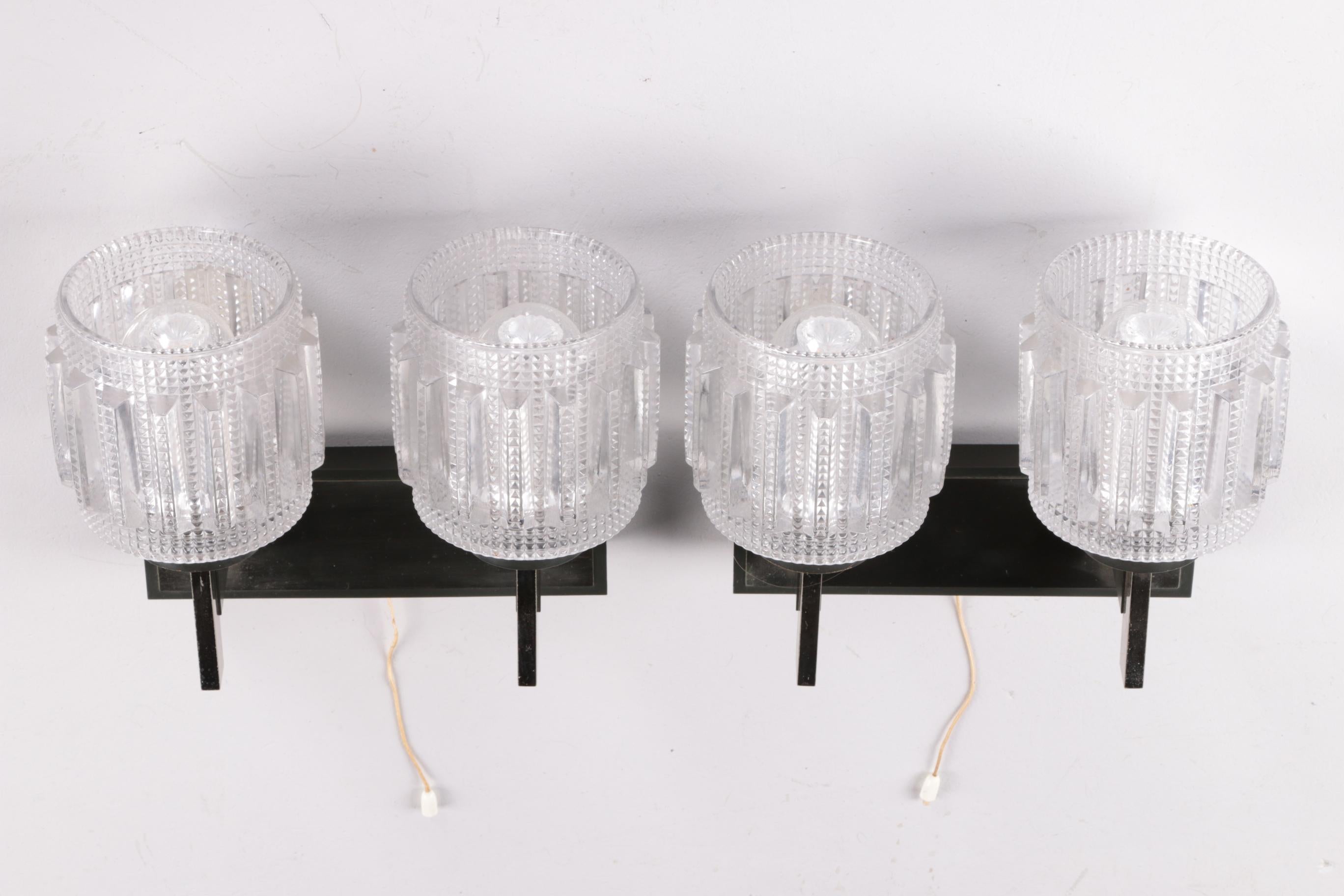 Mid-20th Century Neuhaus Leuchten Set of 2 Wall Lights from Germany, 1960s