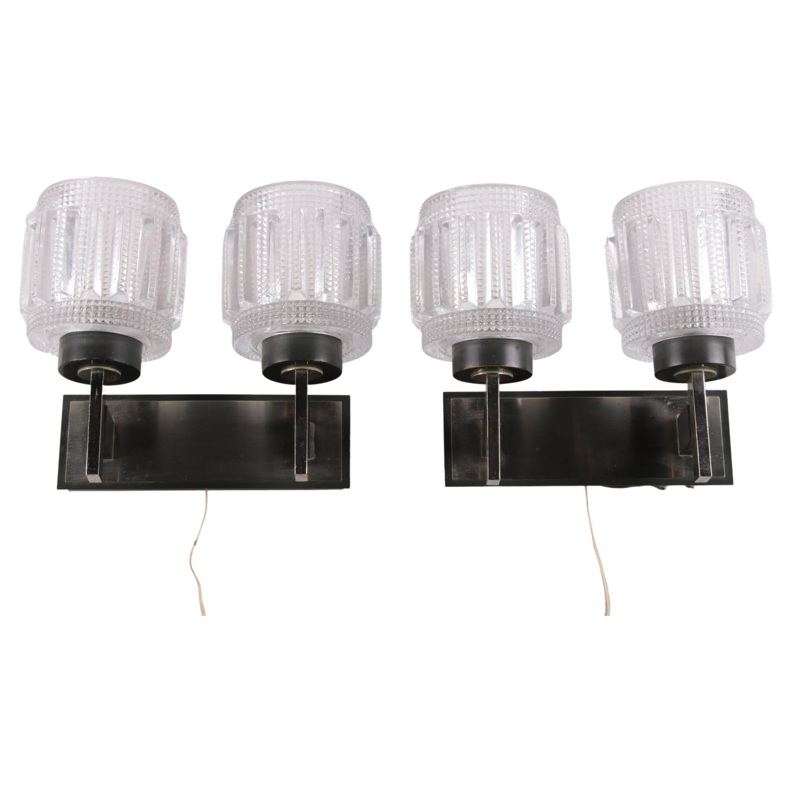 Neuhaus Leuchten Set of 2 Wall Lights from Germany, 1960s