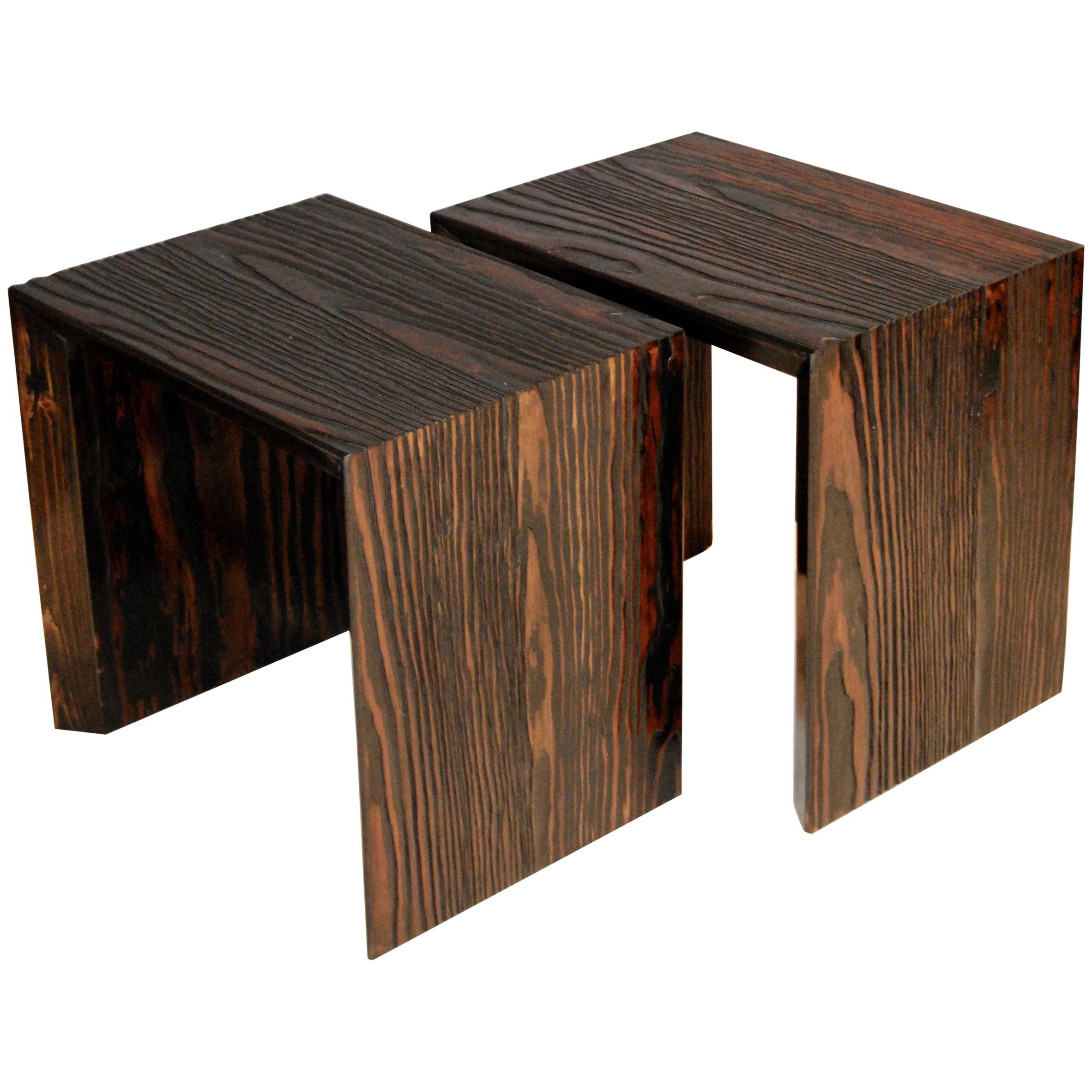 "Neuland" Artist Series Side Tables, 21st Century For Sale