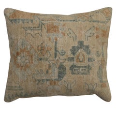 Neutral Vintage Persian Rug Pillow